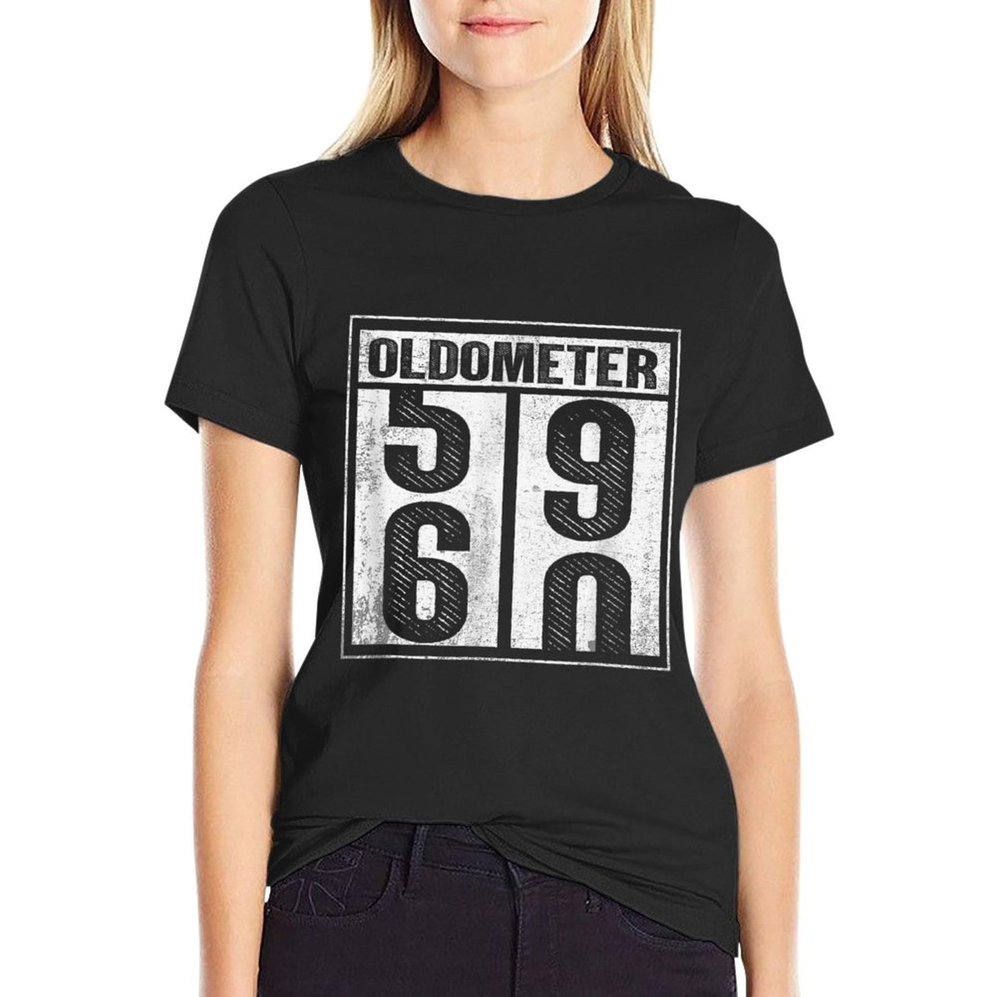 60th Birthday Funny Gift Men Women Oldometer 59 60 Classic T-Shirt