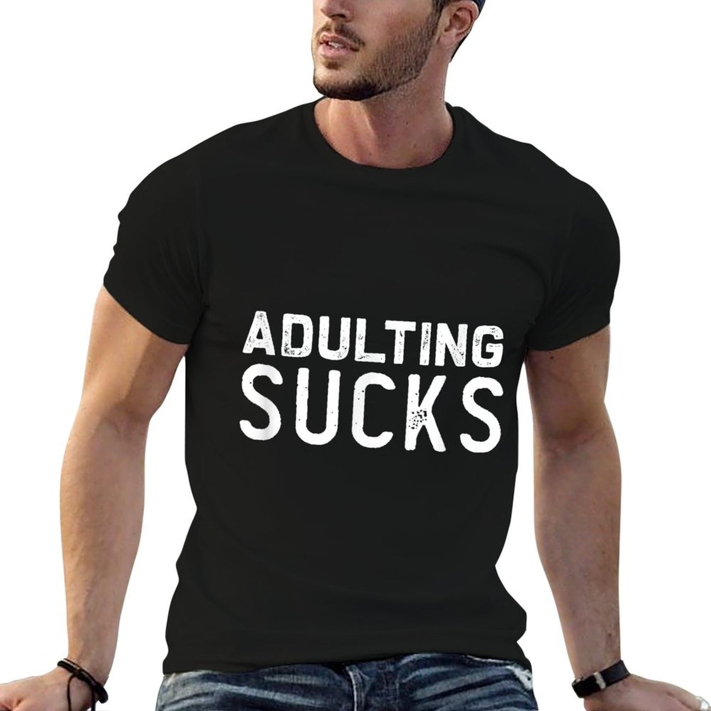 Adulting Sucks Funny 18th Birthday Teenager Gift Classic T-Shirt