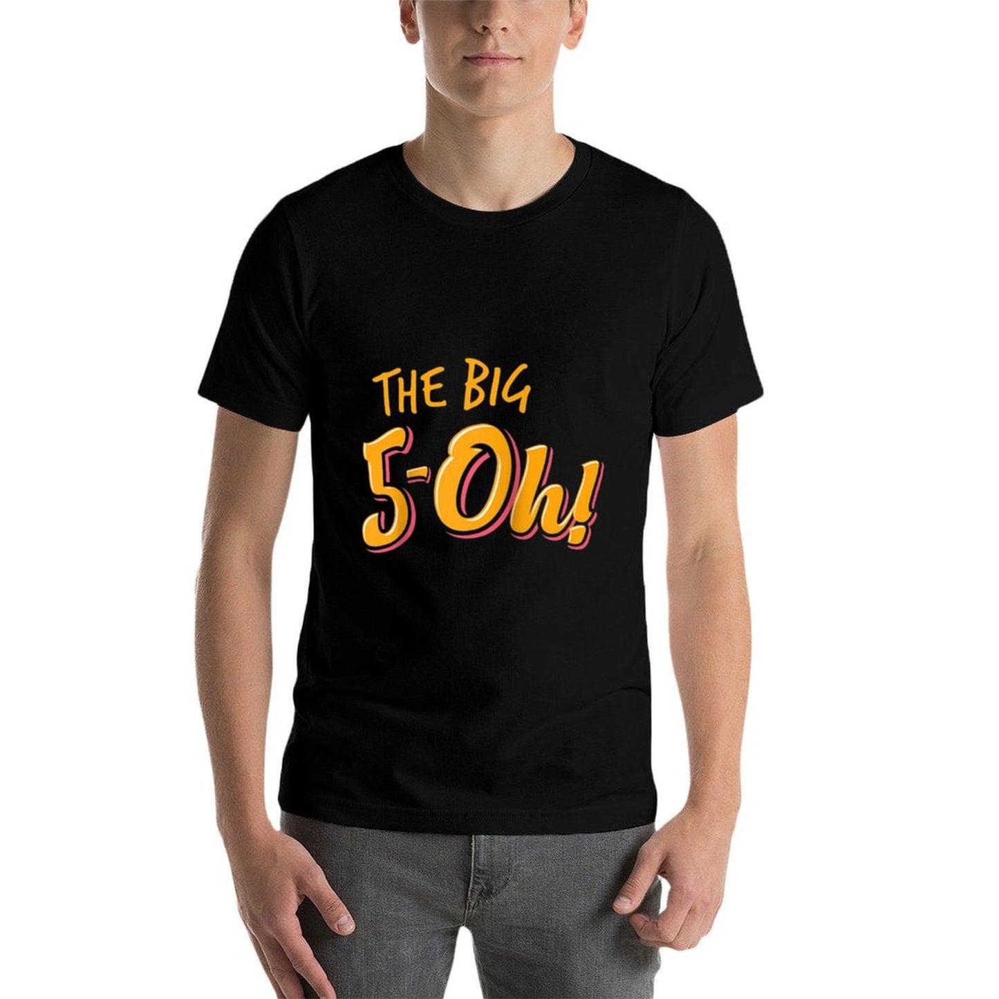50th Birthday For Women Big 5-Oh! Girl Gang Party Raglan Baseball Stretchy T-Shirt