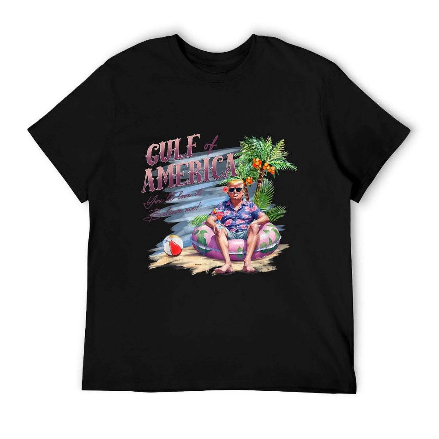 Gulf of USA America Vintage Beach America's Gulf Mexico Wrinkle-resistant T-Shirt