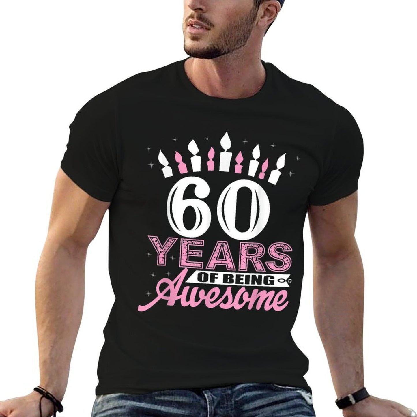 60 Years Old Born In 1960 60th Birthday Gift For Women Funny Summer-ready Fabric T-Shirt