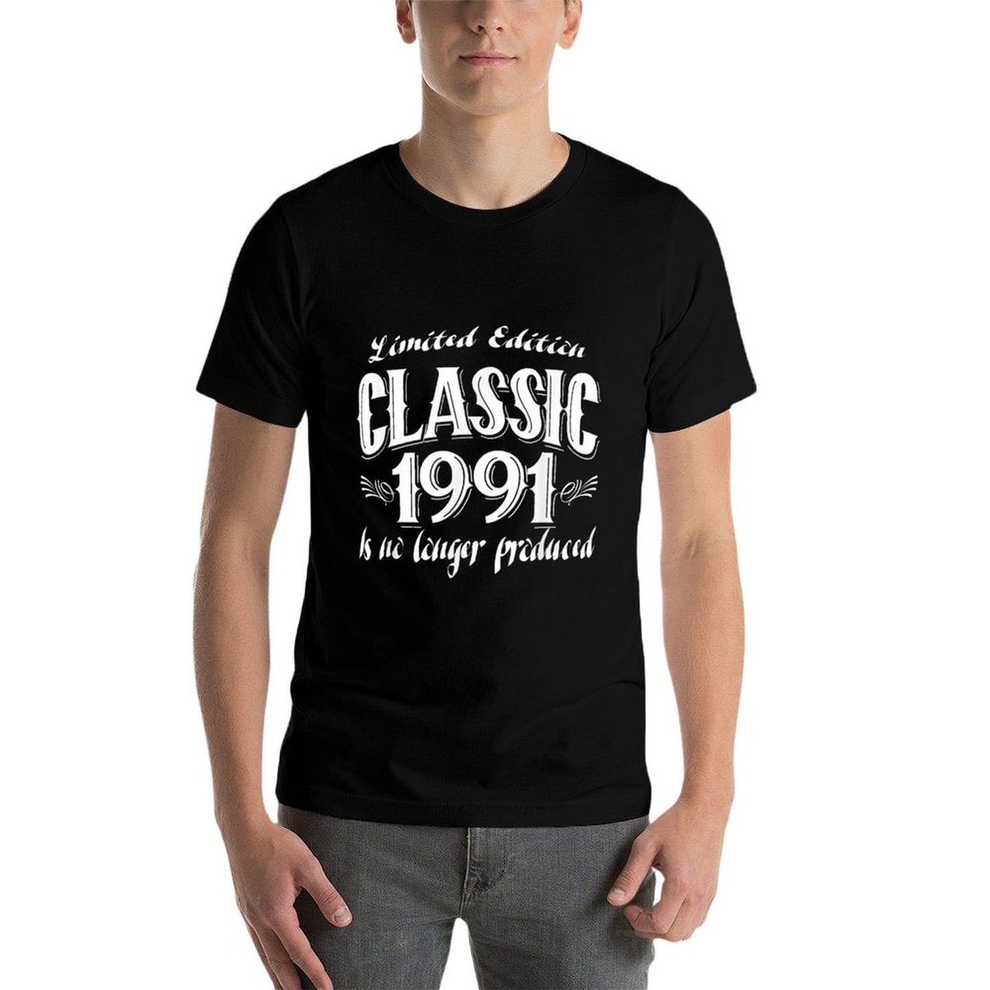 30 Year Old Vintage 1991 Limited Edition 30th Birthday Cotton T-Shirt