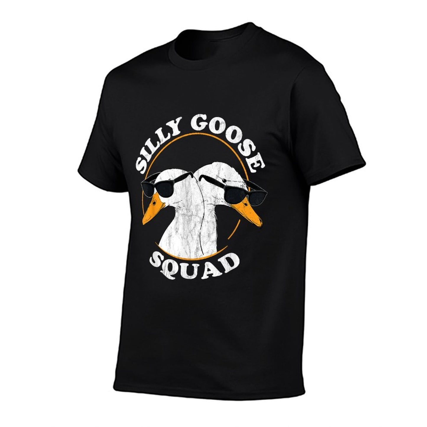 Silly Goose Squad Funny Goose Meme Cute Goose Trendy Design Wrinkle-resistant T-Shirt