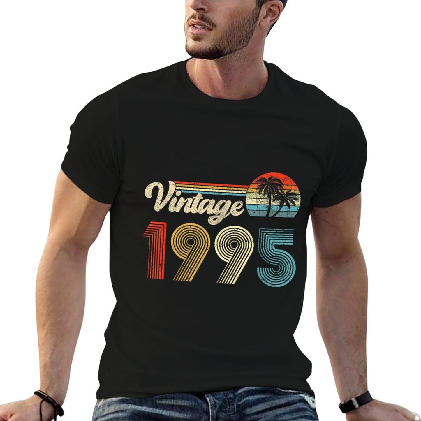 Vintage 1995 30th Birthday Funny Born In 1995 30 Year Old Vintage-inspired T-Shirt