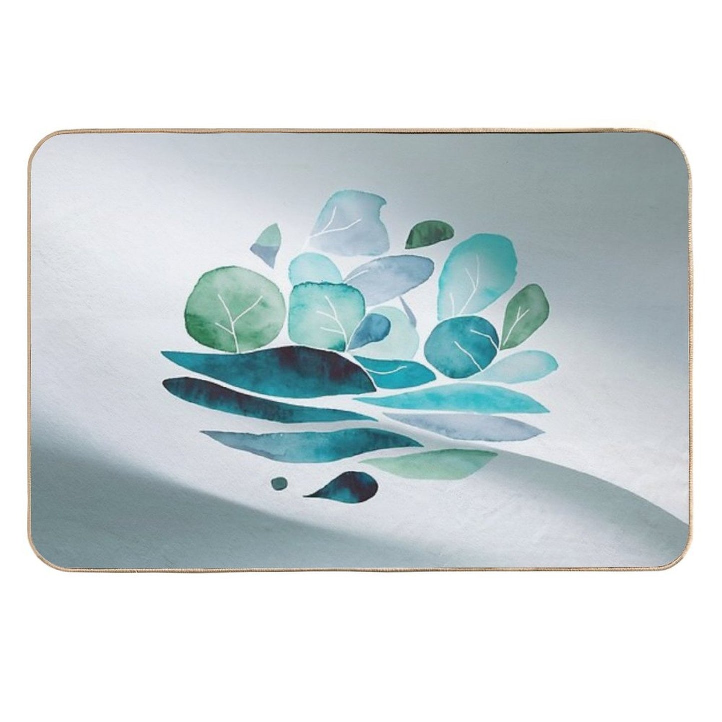 Watercolor Life Toxin-Free Bath Mat