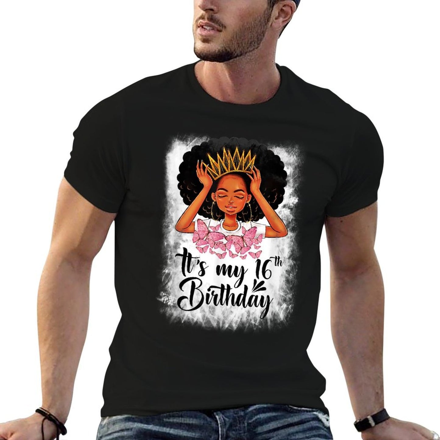 16 Year Old Gift Women Girlsnager It's My 16th Birthday Durable T-Shirt