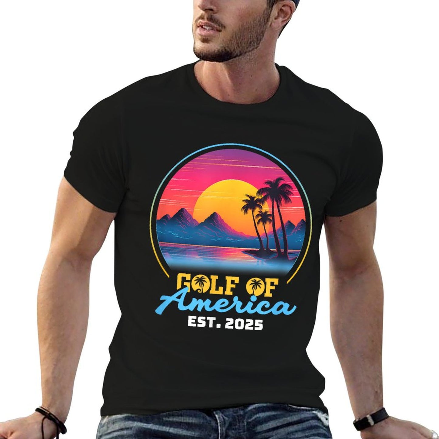 Funny USA America Shirt Gulf Of Us America Est 2025 Breathable T-Shirt
