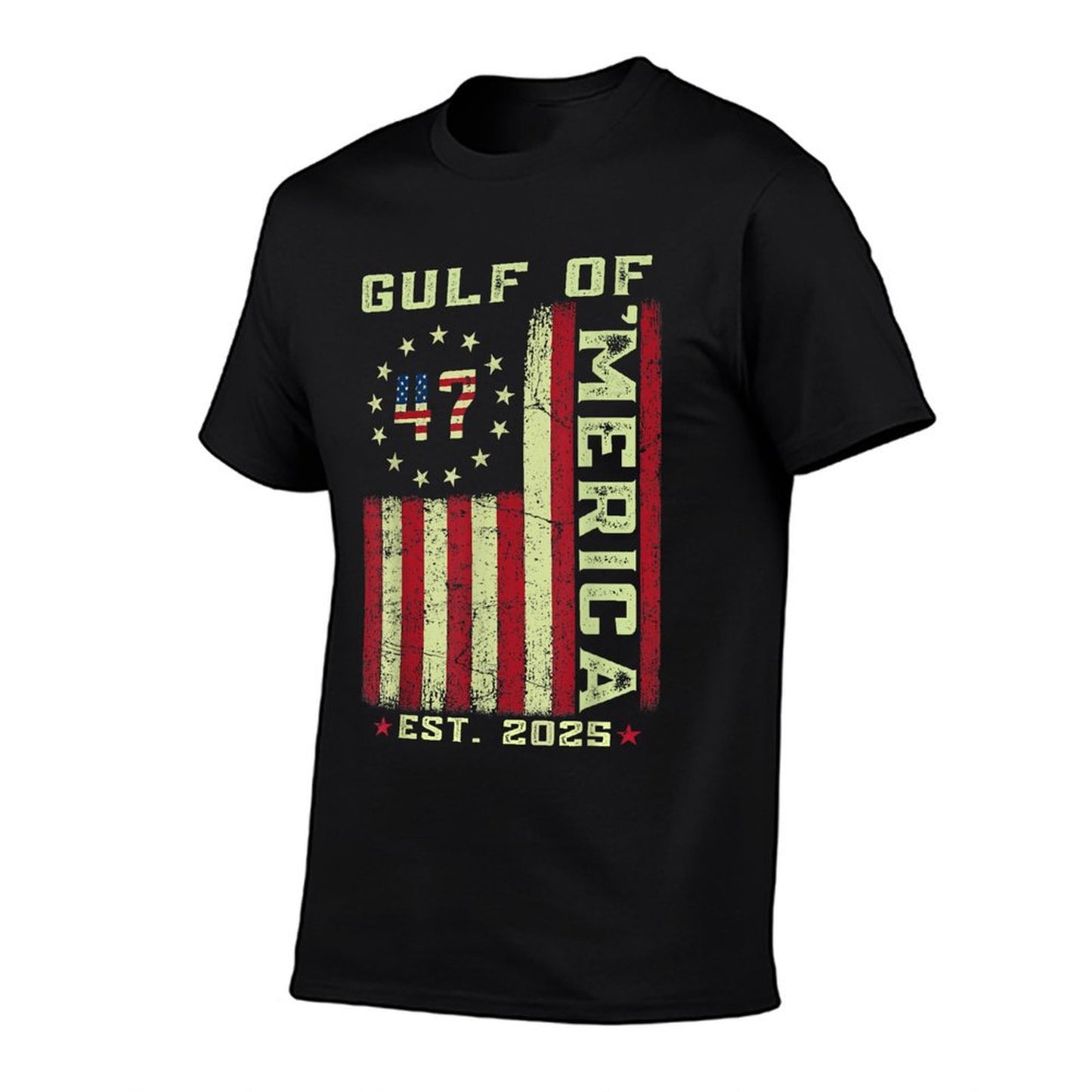 Gulf of 'Merica US Patriotic 2025 Stretchy T-Shirt