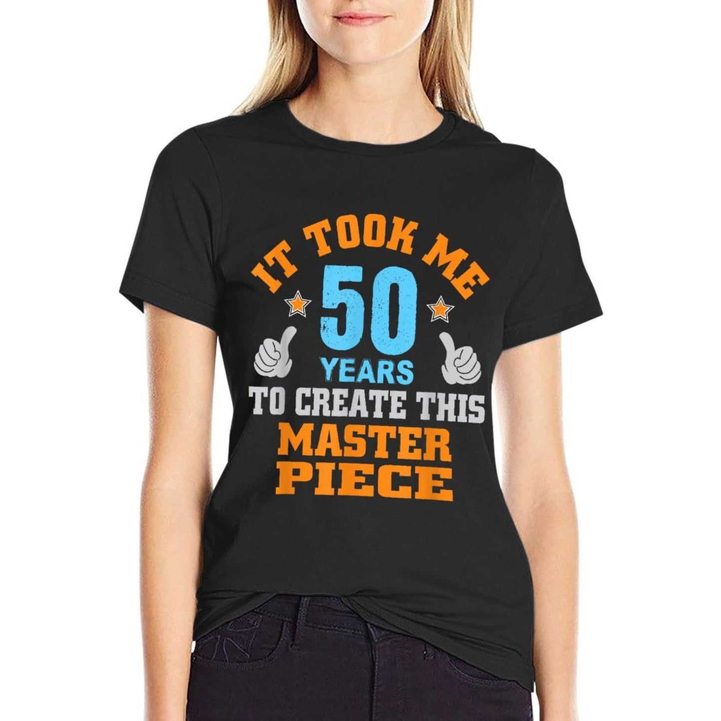 50 Years Old Joke Graphic 50th Birthday Gifts Soft T-Shirt