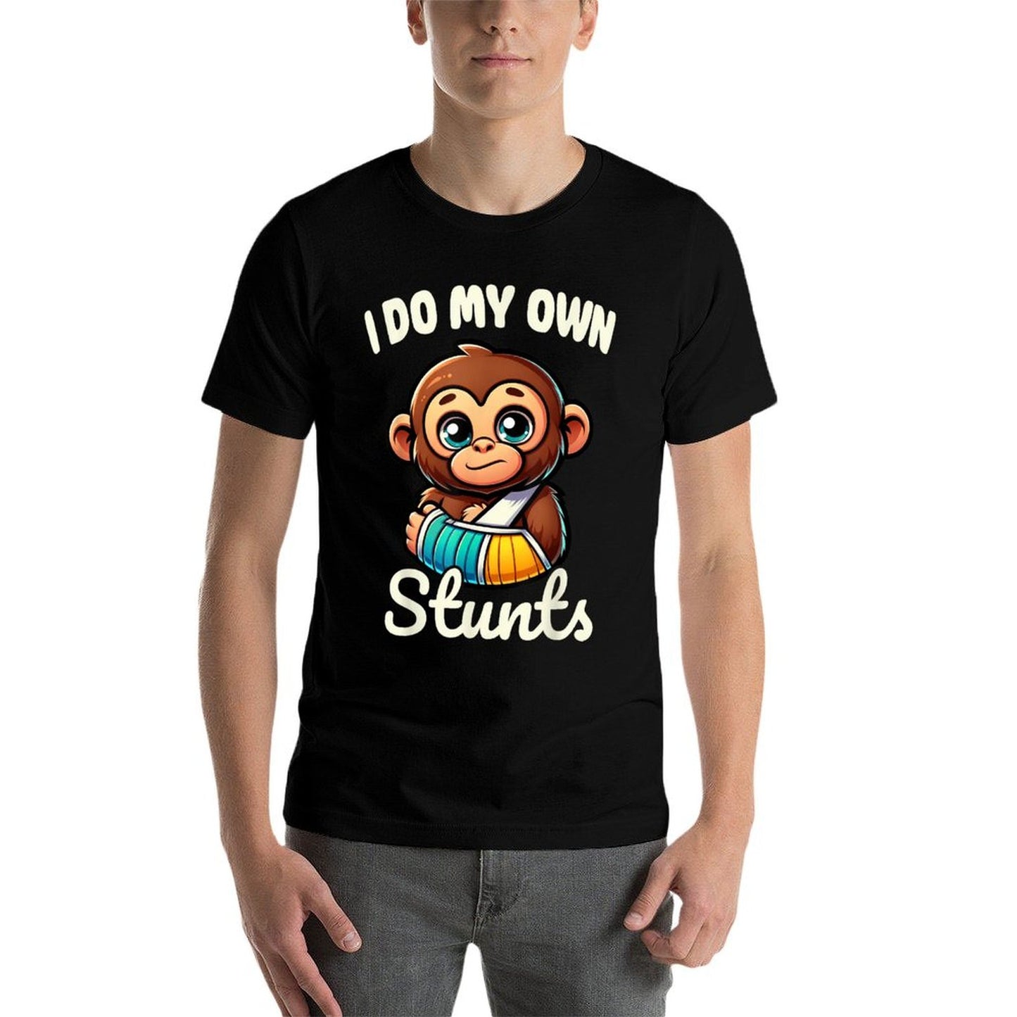 I Do My Own Stunts Broken Arm Gifts For Kids High-quality Stitching T-Shirt