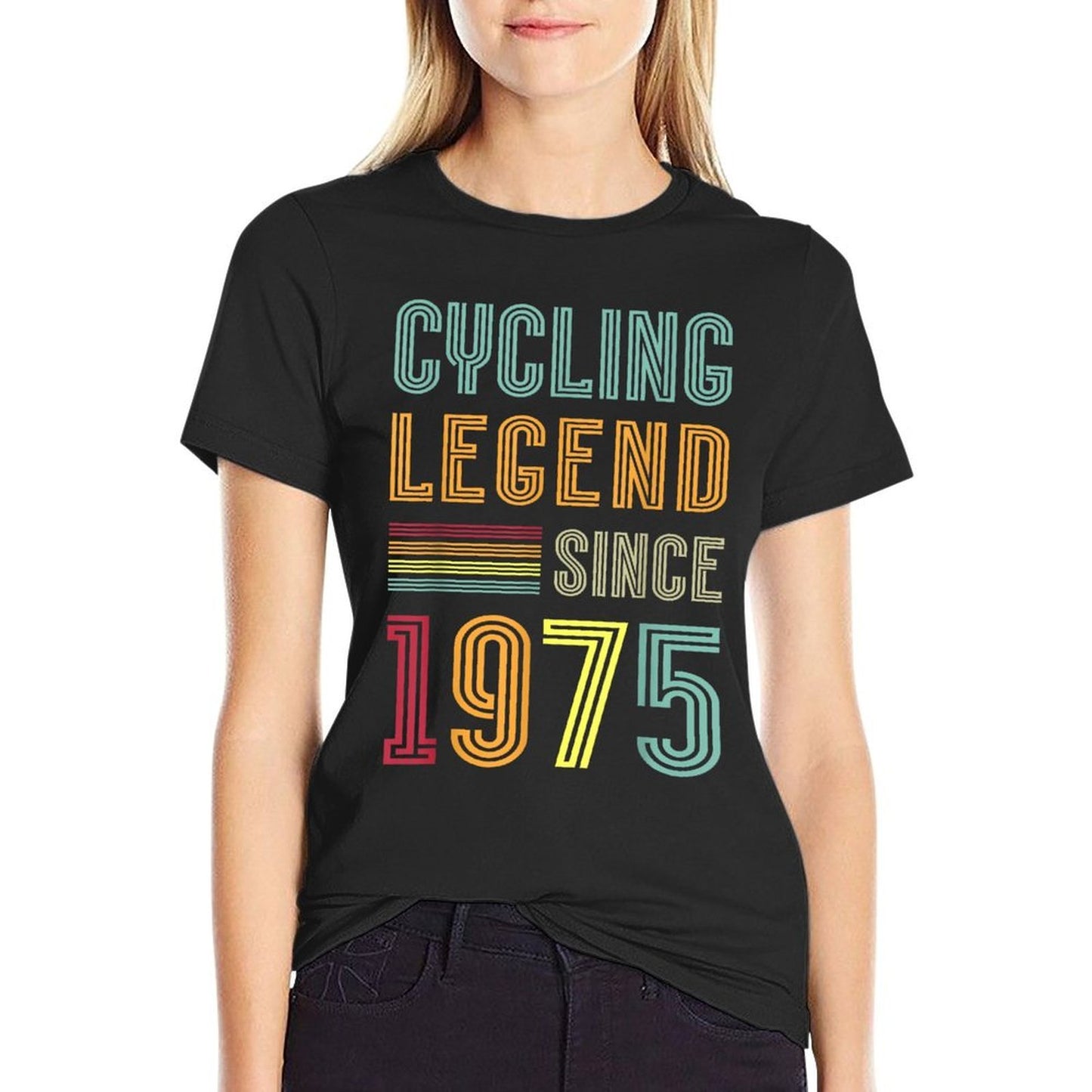 Cycling Legend 1975 Bicycle Sports 50th Birthday Cyclist Moisture-wicking T-Shirt