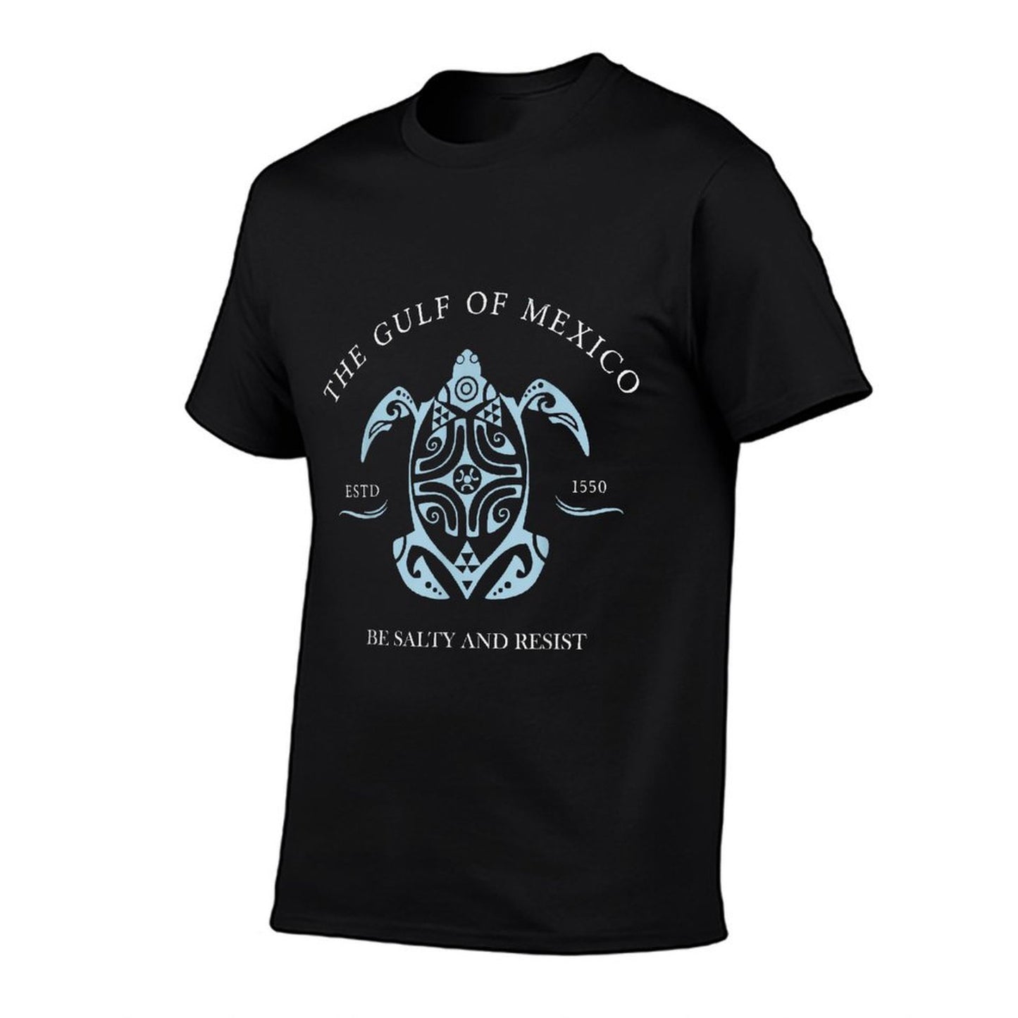 Gulf of Mexico Turtle BE SALTY AND RESIST Oversized Silhouette T-Shirt