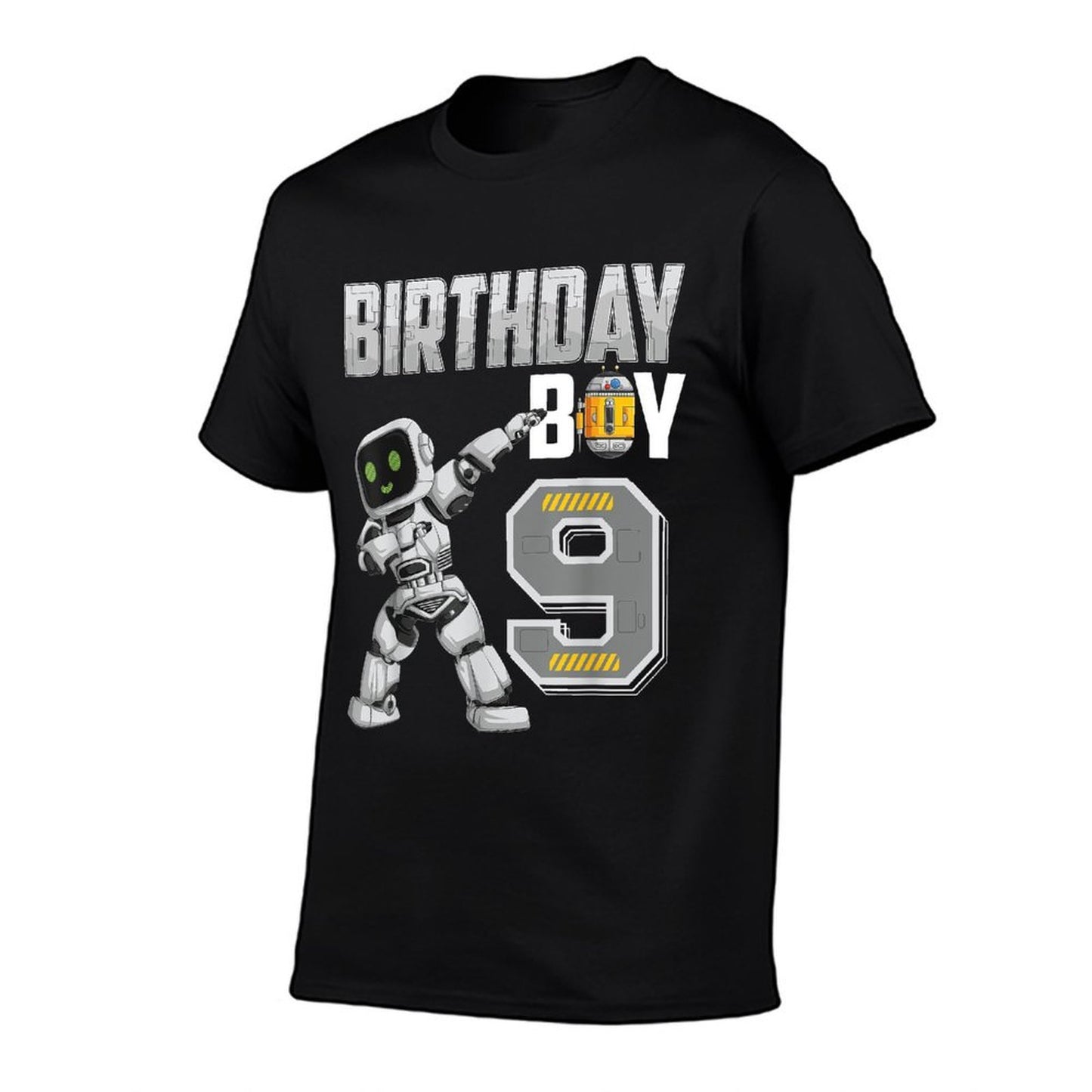 9 Year Old Dabbing Robot 9th Birthday Science Robotics Versatile T-Shirt