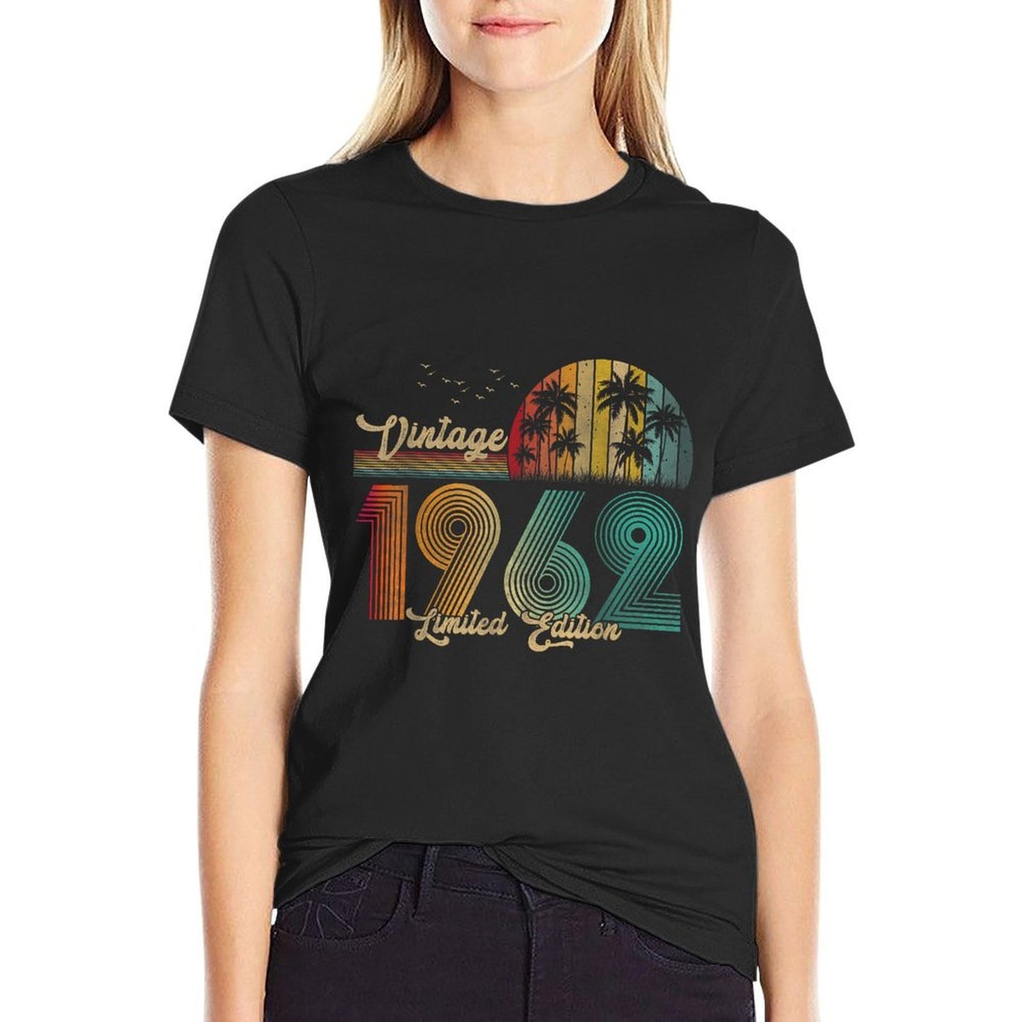 60 Year Old Gifts Vintage 1962 Limited Edition 60th Birthday Breathable T-Shirt
