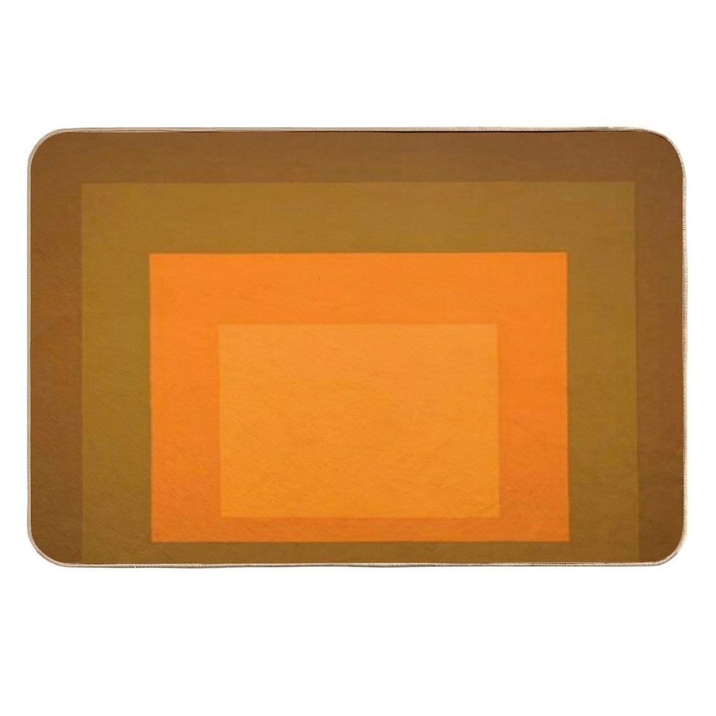Josef Albers Homage to The Square Autumn Climax Slip-Resistant Bath Mat