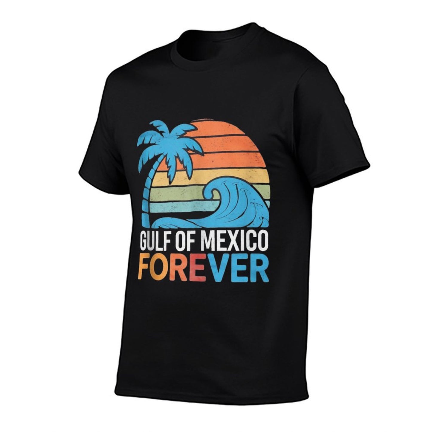 Gulf of Mexico Forever Gulf Of USA America 2025 Retro Funny Eco-friendly Material T-Shirt