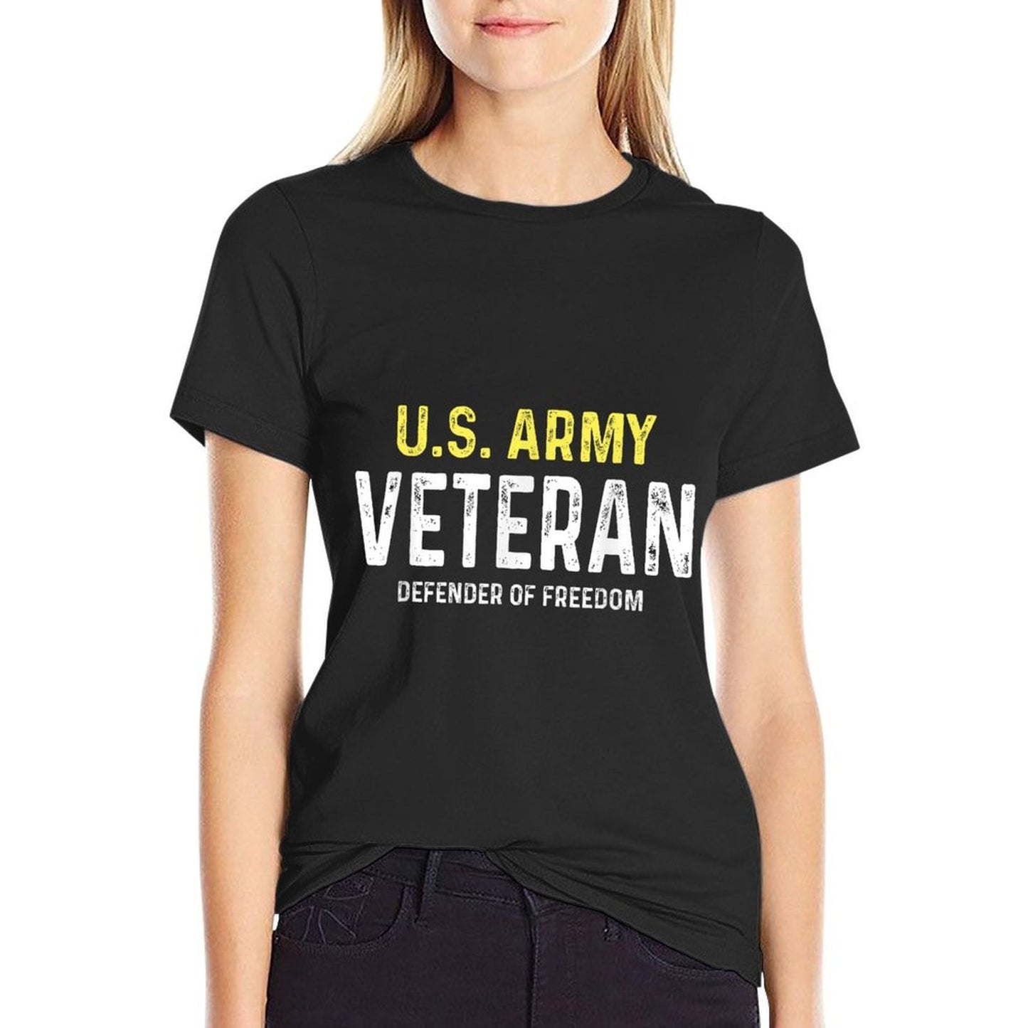US Army Veteran Defender Of Freedom Moisture-wicking T-Shirt