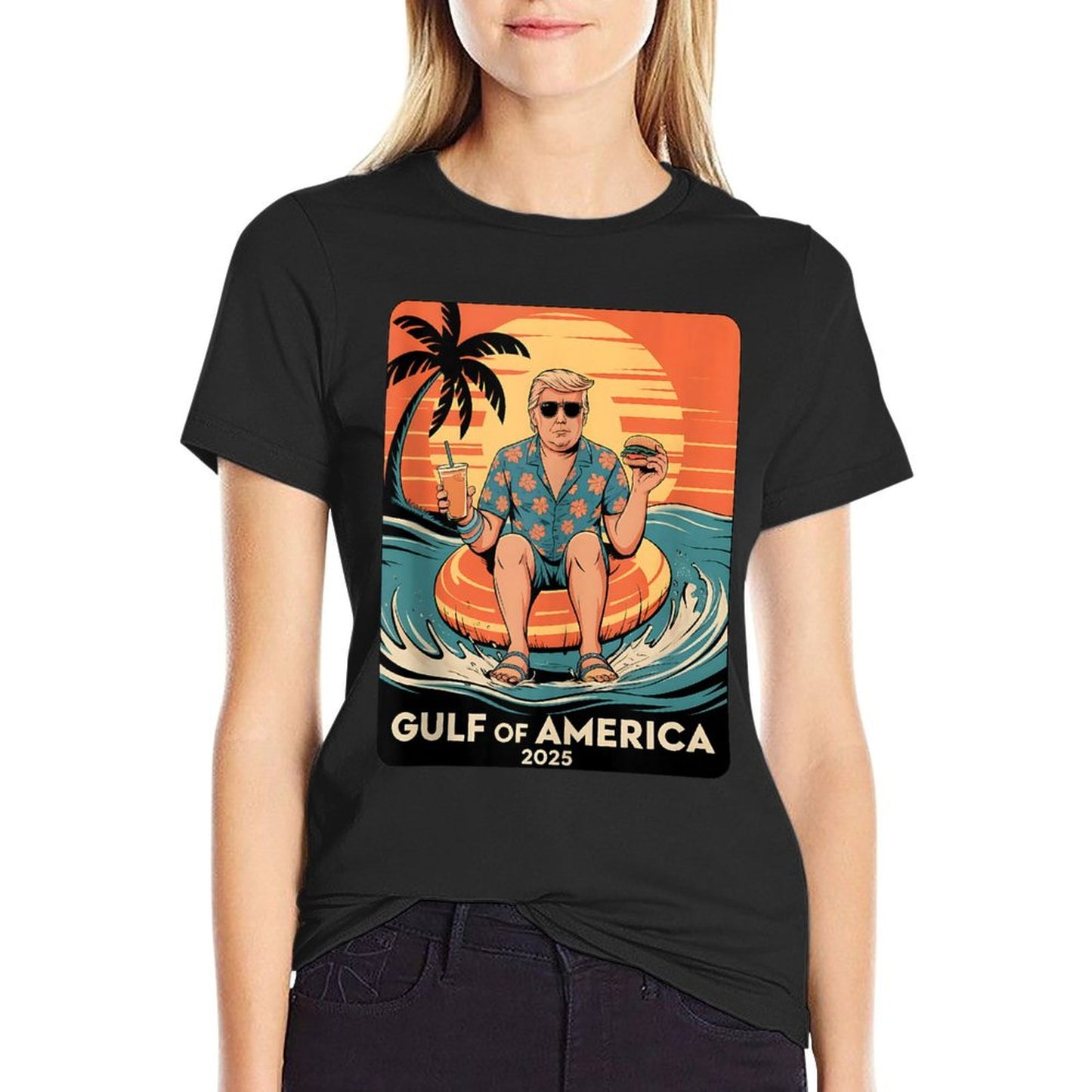 Funny Trump Gulf Of Us America Est 2025 Versatile T-Shirt