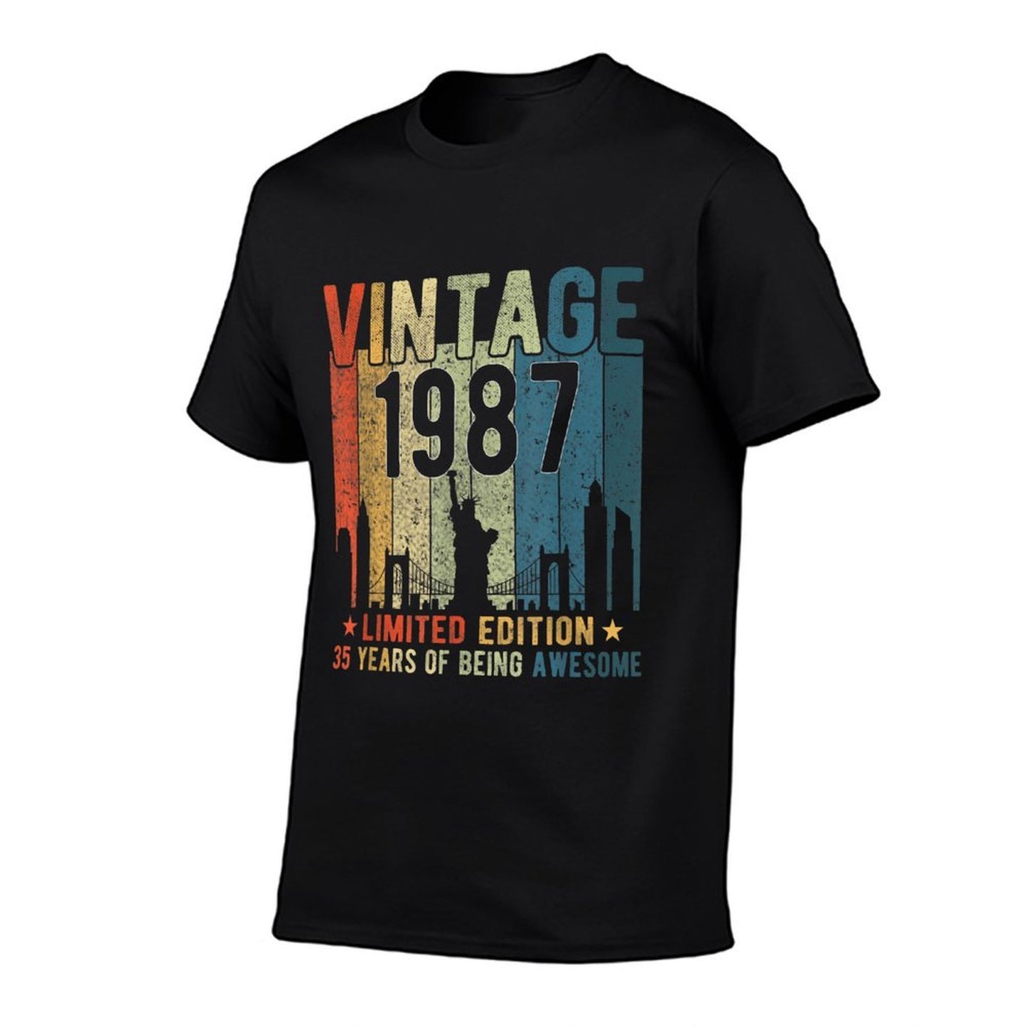 35 Year Old Gifts Vintage 1987 Limited Edition 35th Birthday Relaxed-fit T-Shirt