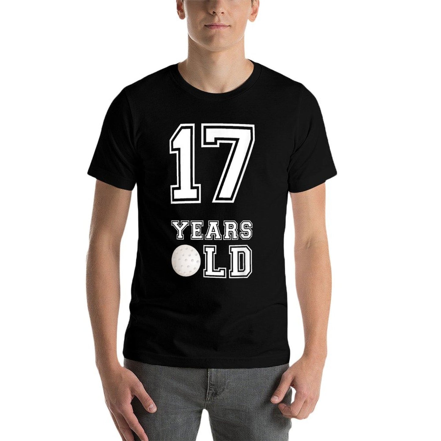 17 Years Old Golf Birthday Boy 17th Birthday Vintage-inspired T-Shirt