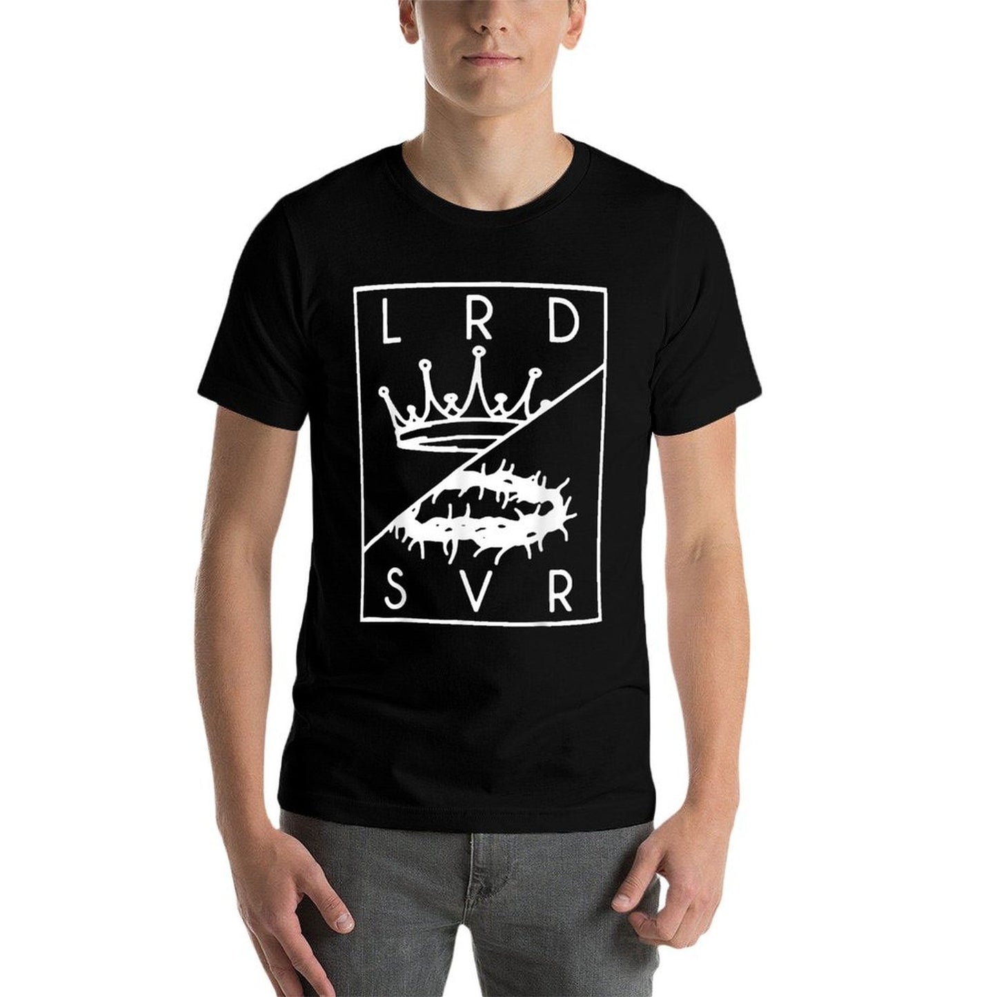 Vintage Jesus Christian Lord & Savior Graphic 2 Durable T-Shirt
