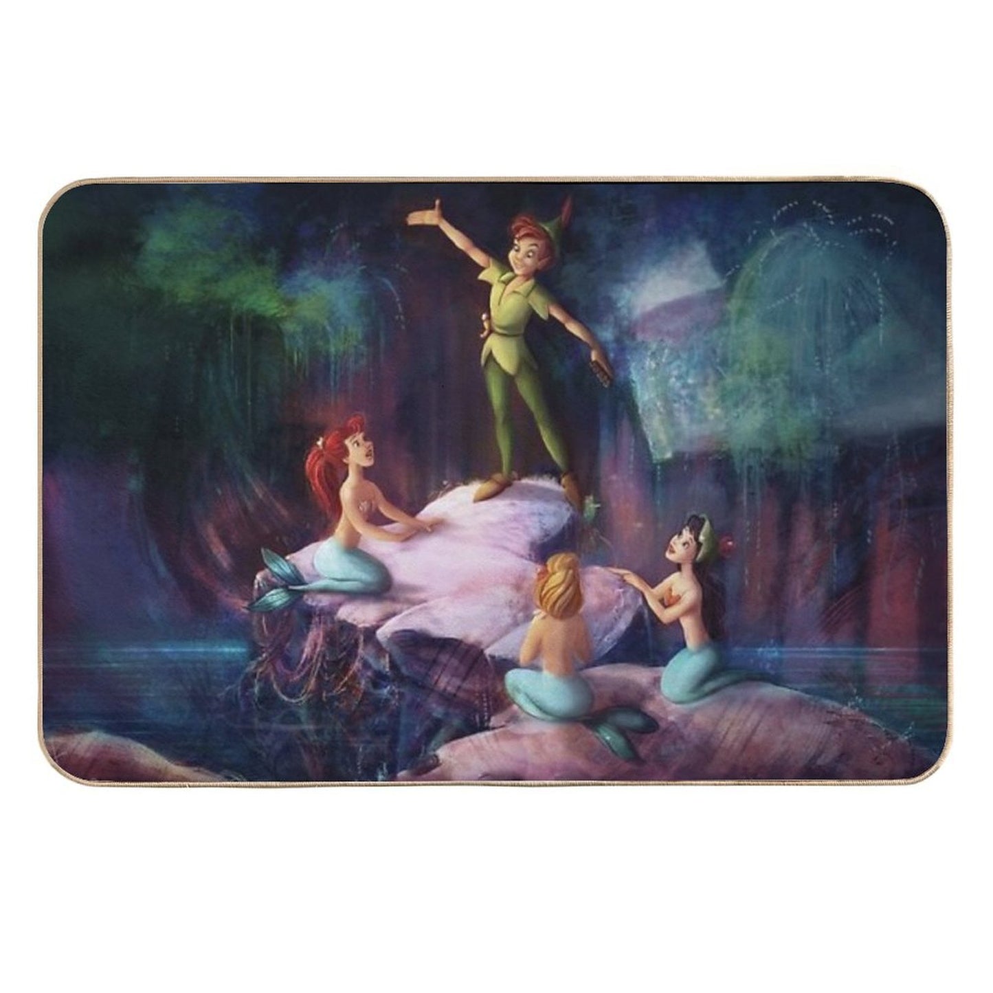 Mermaids Rapid-Drying Bath Mat