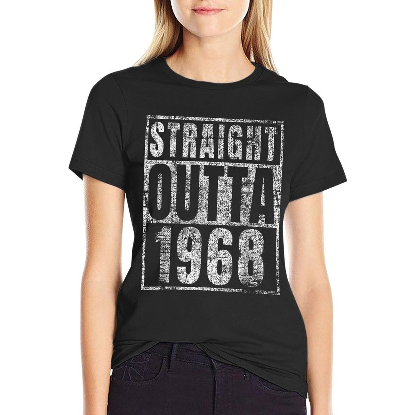 Straight Outta 1968 50th Birthday Gift Men Him Funny Quick-drying T-Shirt