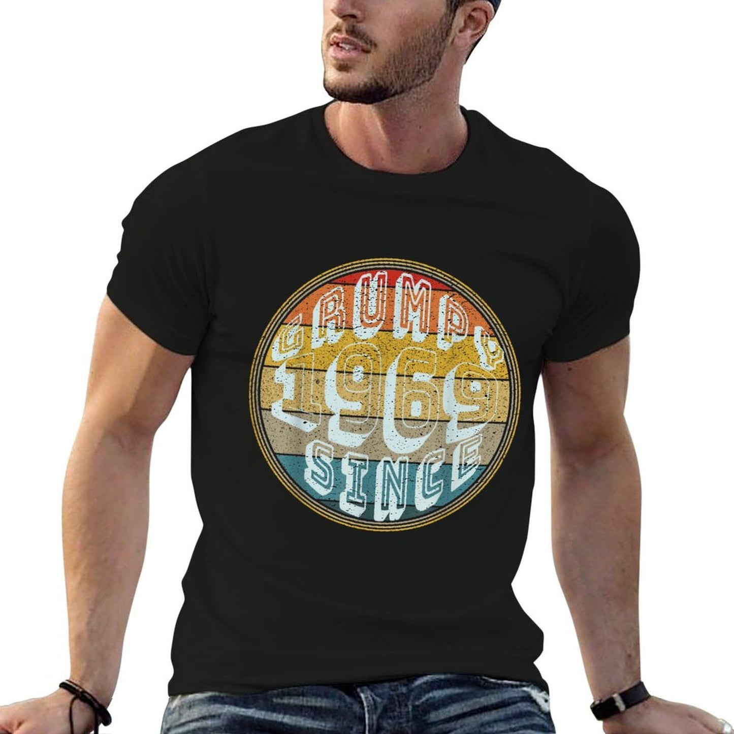 Funny Grumpy Retro 1969 50th Birthday Gag Gift Party Idea Durable T-Shirt