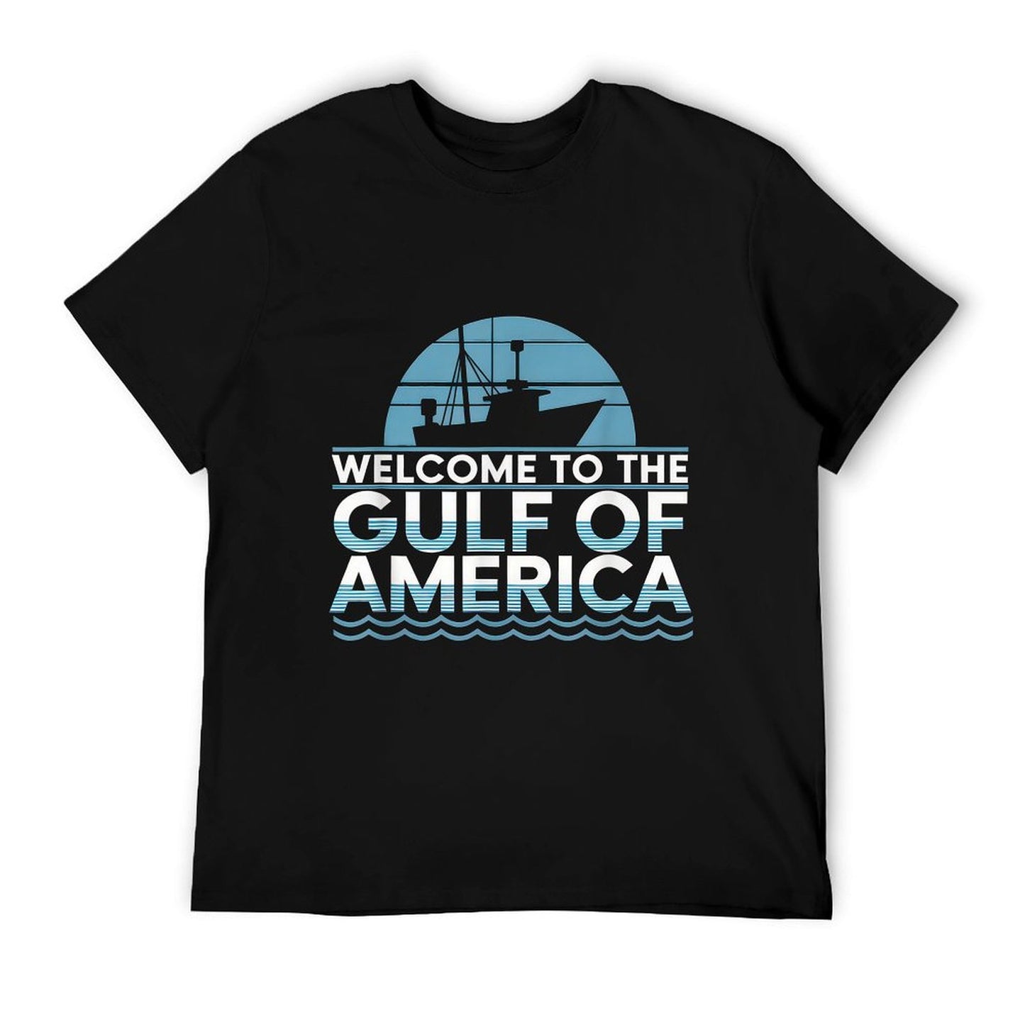 Gulf Of USA America Gift Men Women Flag Beach Summer-ready Fabric T-Shirt