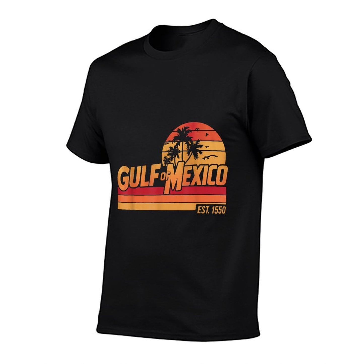 Gulf of Mexico Since 1550 Forever Funny Gulf of USA America Tagless Design T-Shirt