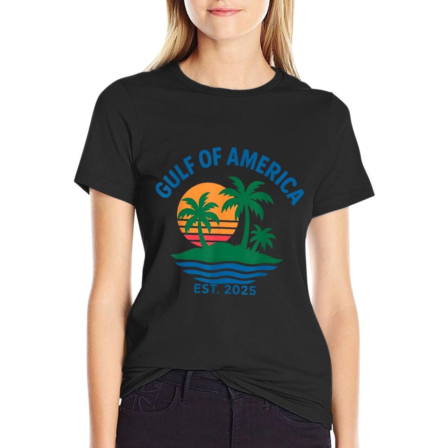 Gulf Coast of America Established 2025 Gulf of Mexico USA Lightweight T-Shirt