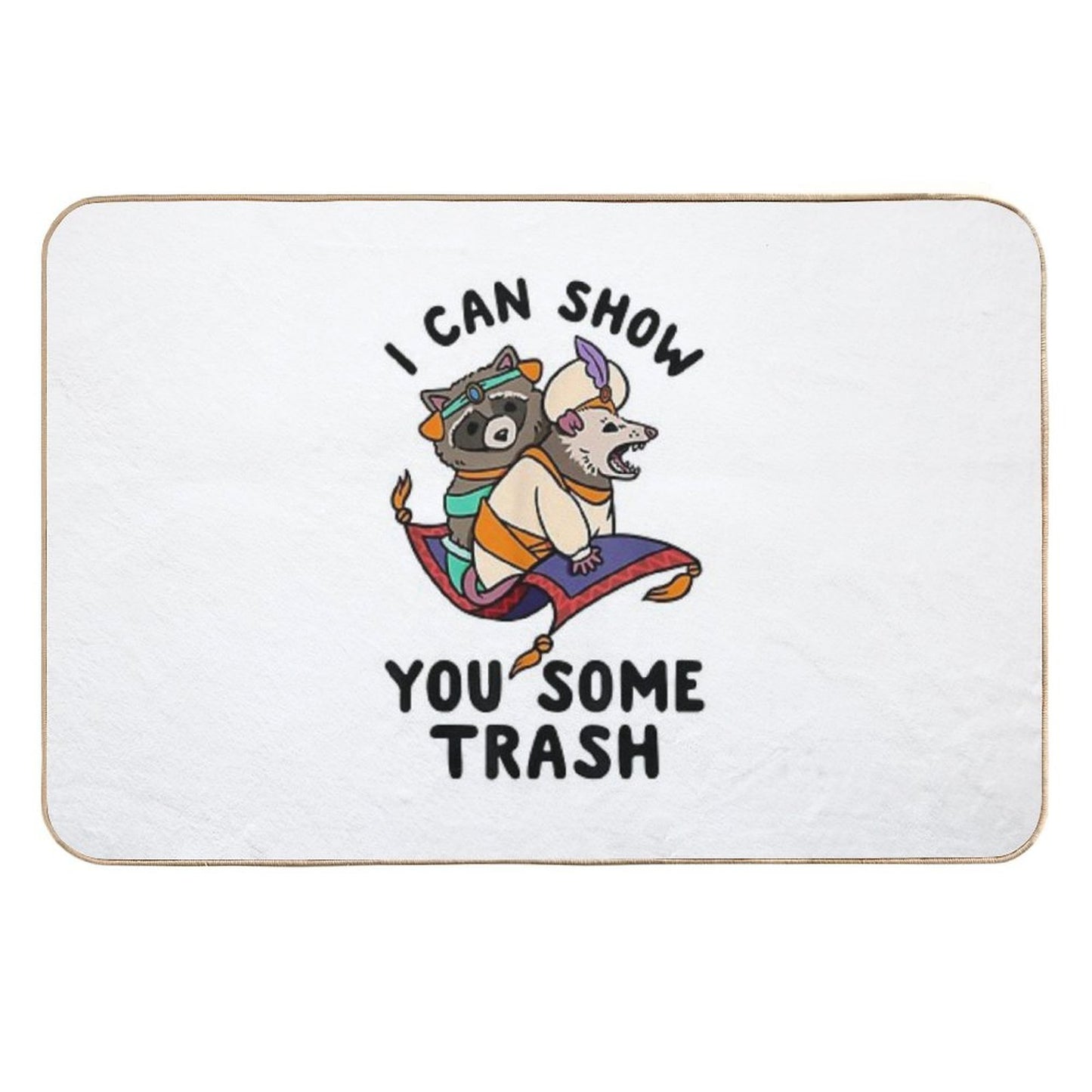 I Can Show You Some Trash Toxin-Free Bath Mat