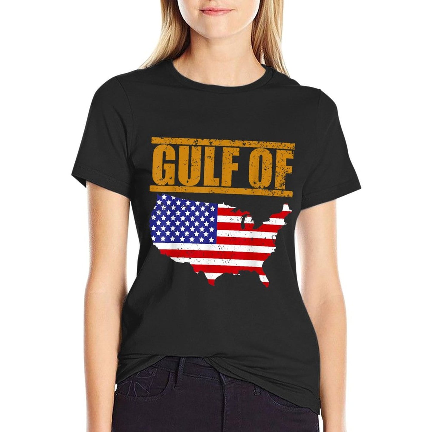 Vintage Gulf of United States of America Cotton T-Shirt