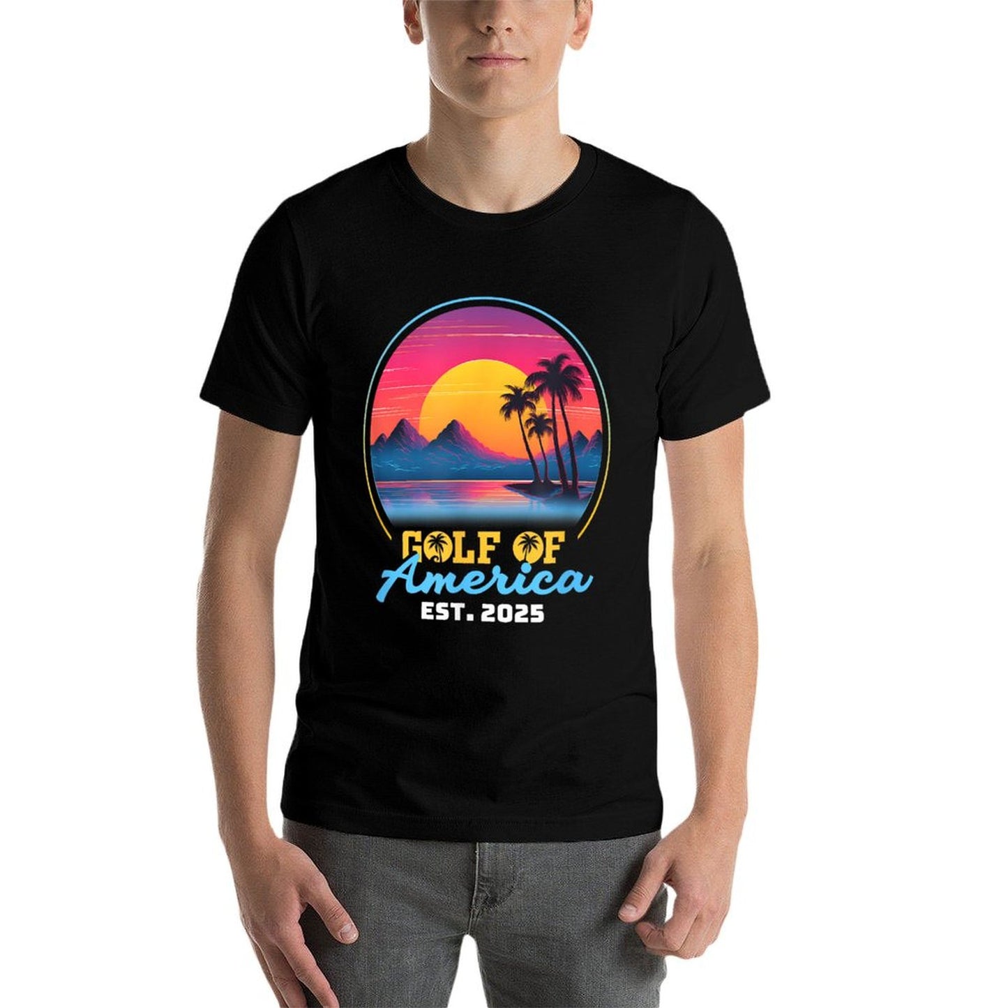 Funny USA America Shirt Gulf Of Us America Est 2025 Breathable T-Shirt