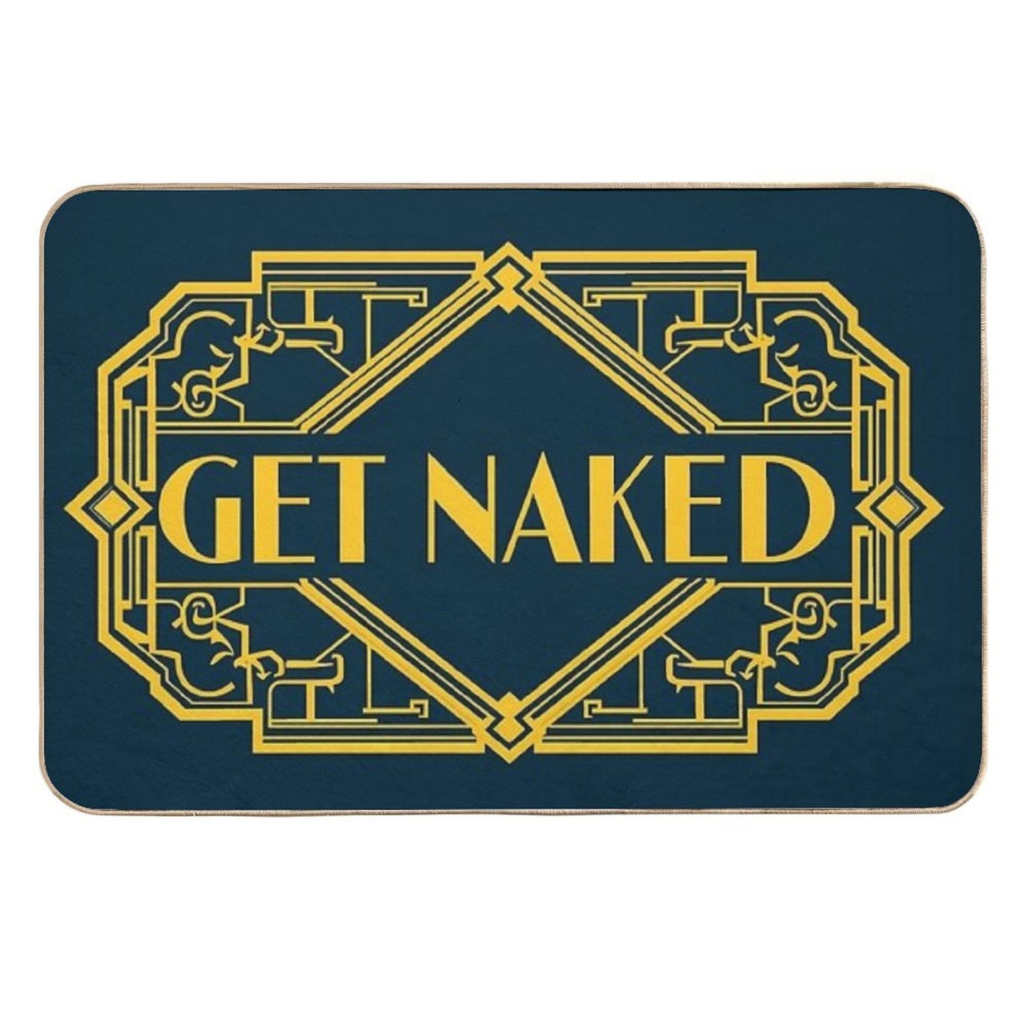 Get Naked - Fun Bathroom Easy Maintenance Bath Mat