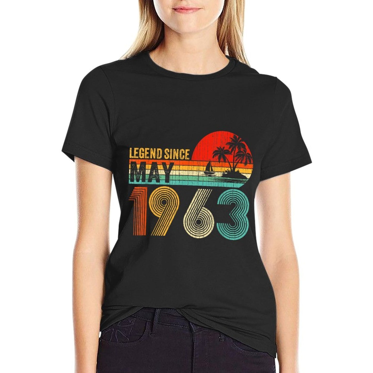 60 Year Old Gift Vintage Legend Since May 1963 60th Birthday Classic T-Shirt