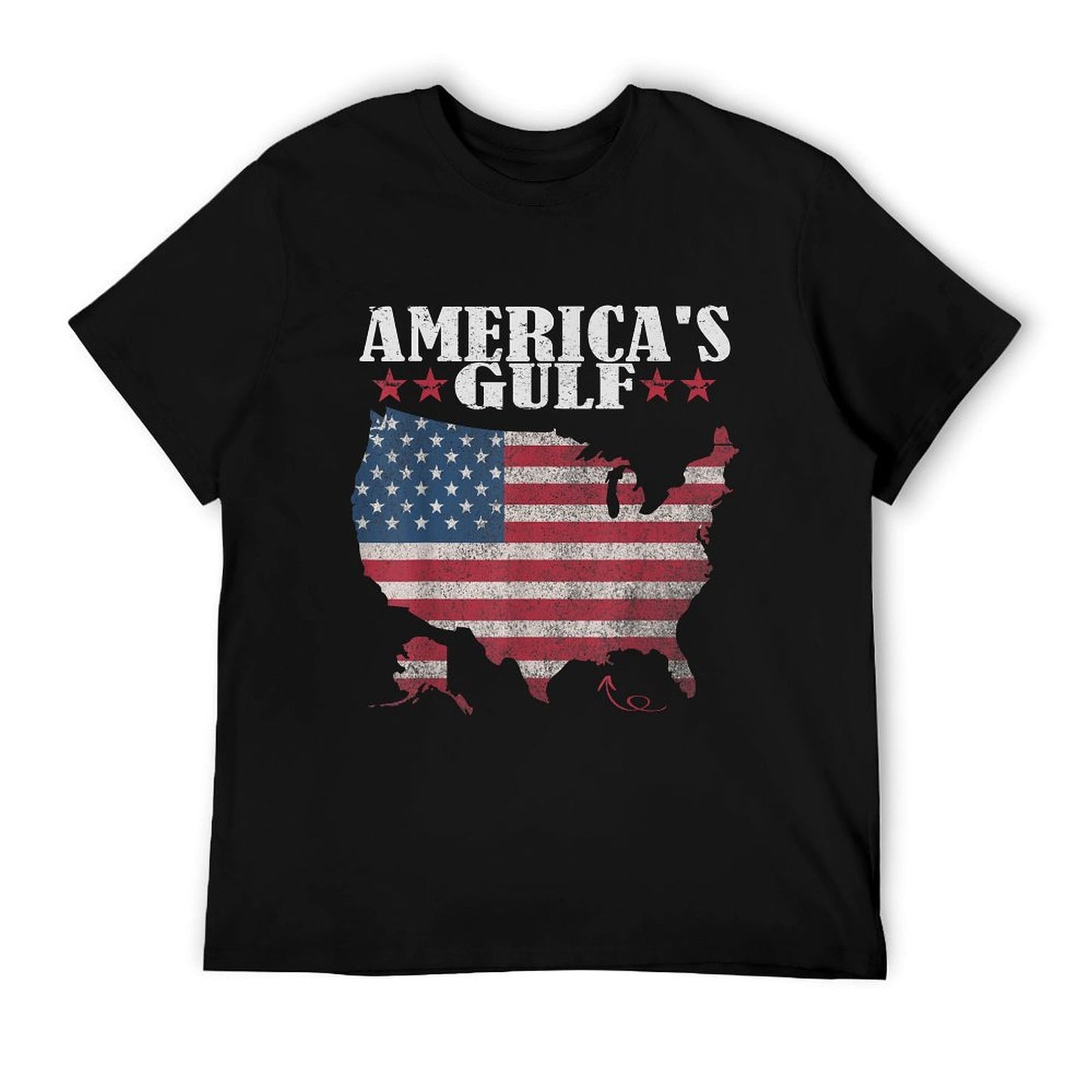 Gulf Of Us America Shirt America's Gulf Flag Us Wrinkle-resistant T-Shirt