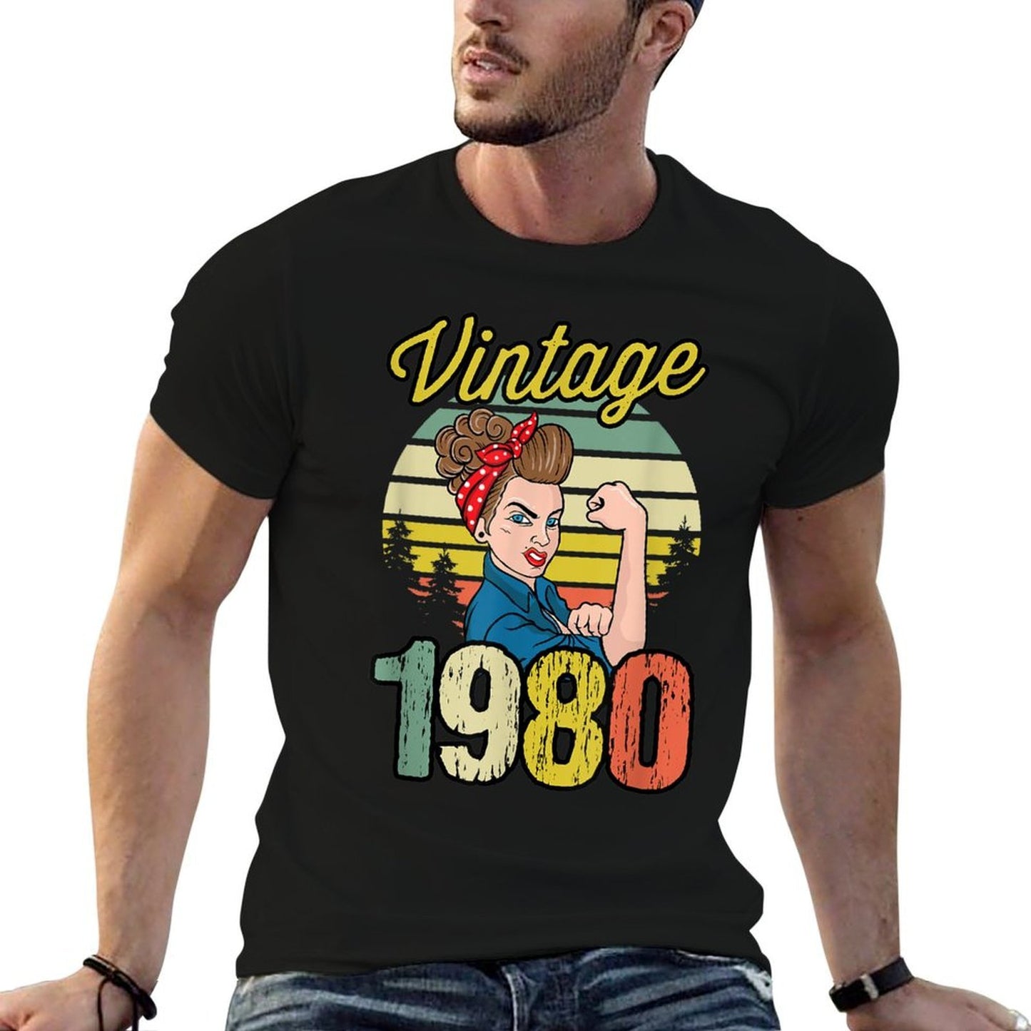 40thbirthdaygifts Vintage Since September 1980 40th Birthday Tagless Design T-Shirt