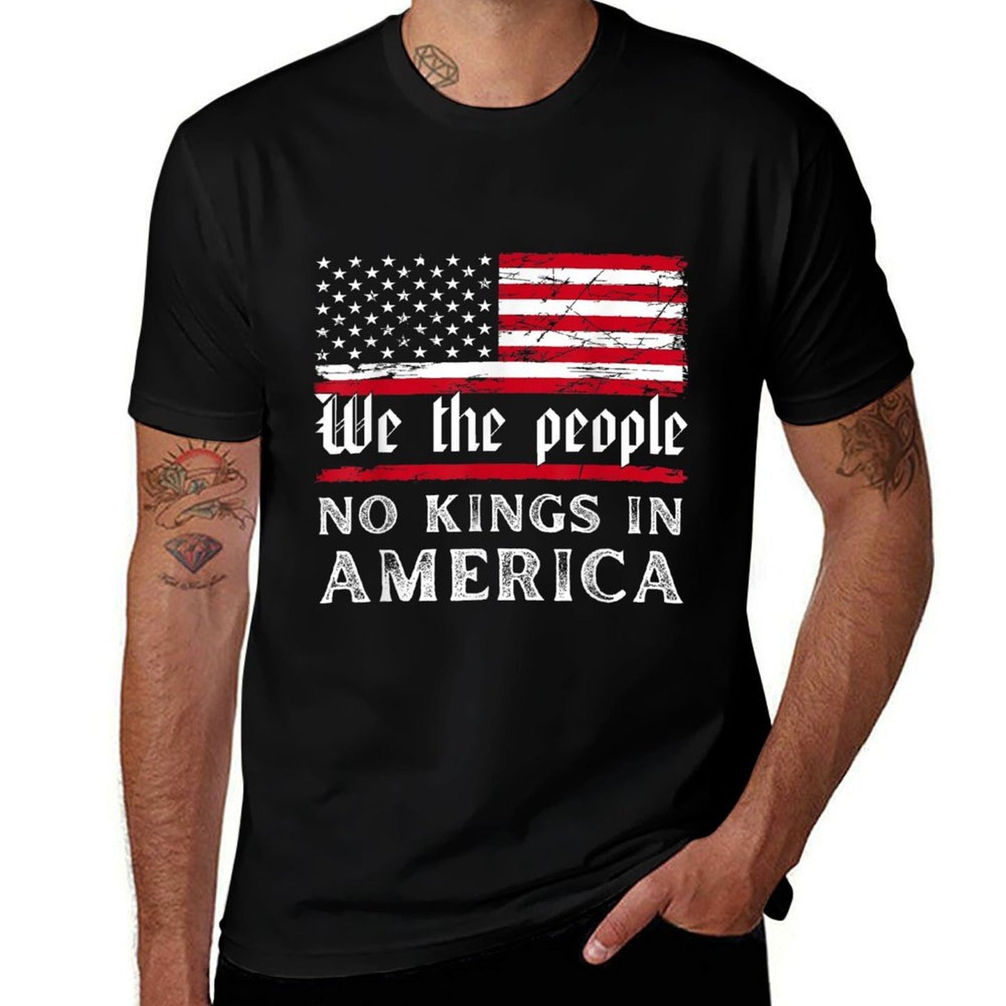 No Kings In America We The People Versatile T-Shirt