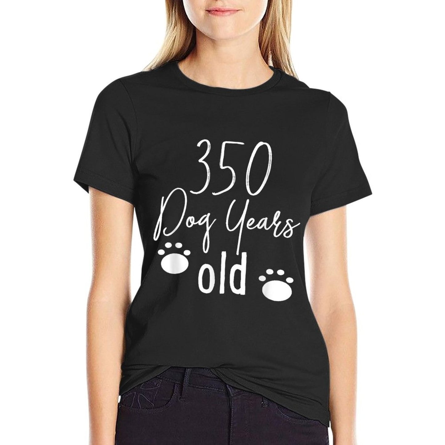 Funny 50th Birthday - 350 Dog Years Old Vintage-inspired T-Shirt