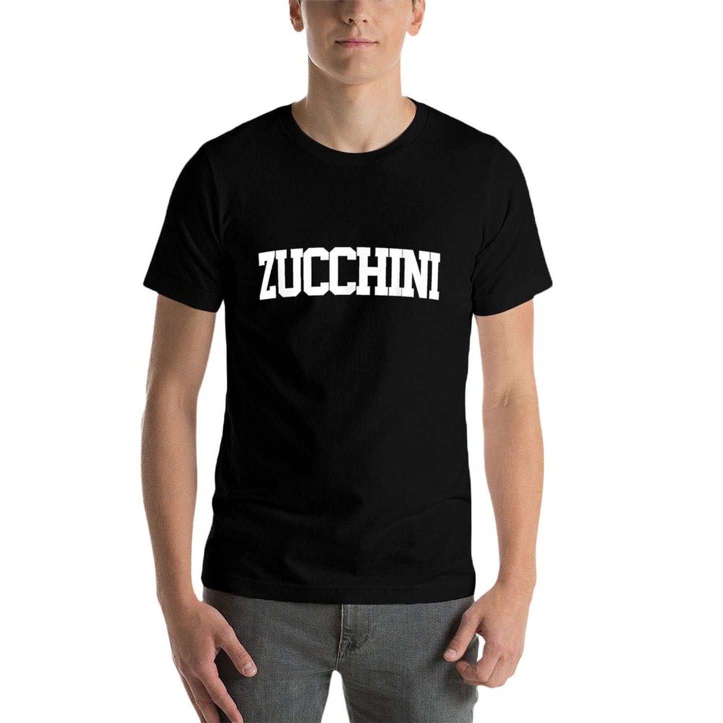 Zucchini Text For Zucchini Lovers. Soft T-Shirt