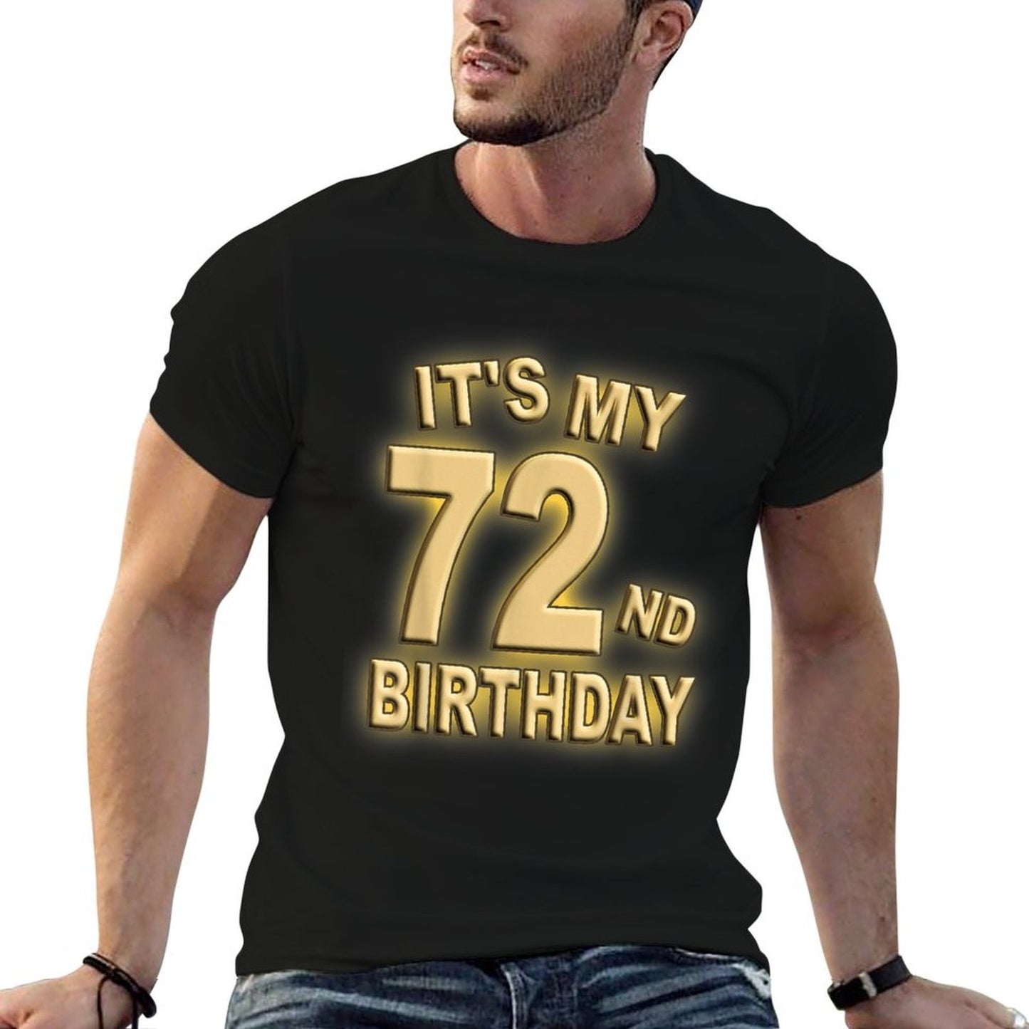 Funny Its My 72nd Birthday Happy 72 Year Old Birthday Party Summer-ready Fabric T-Shirt