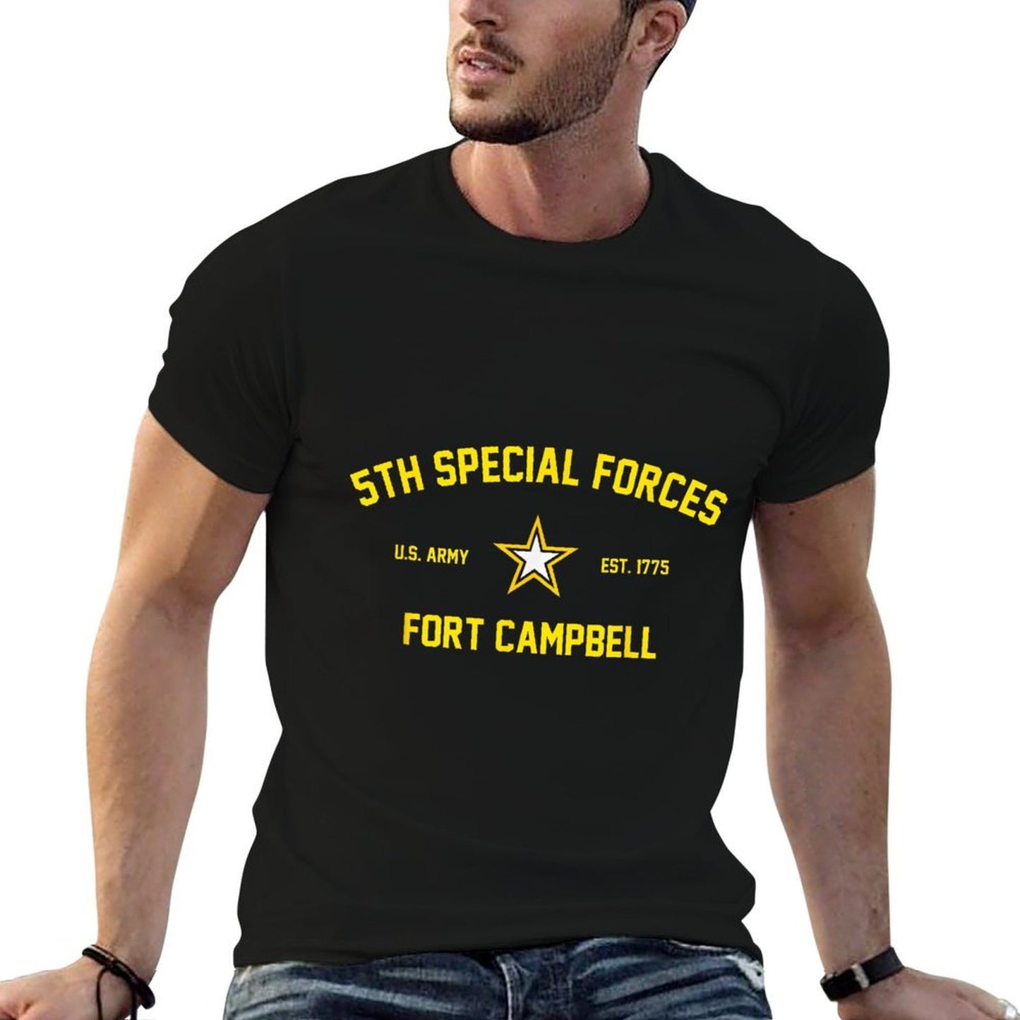 5th Special Forces Group Airborne Easy-care T-Shirt