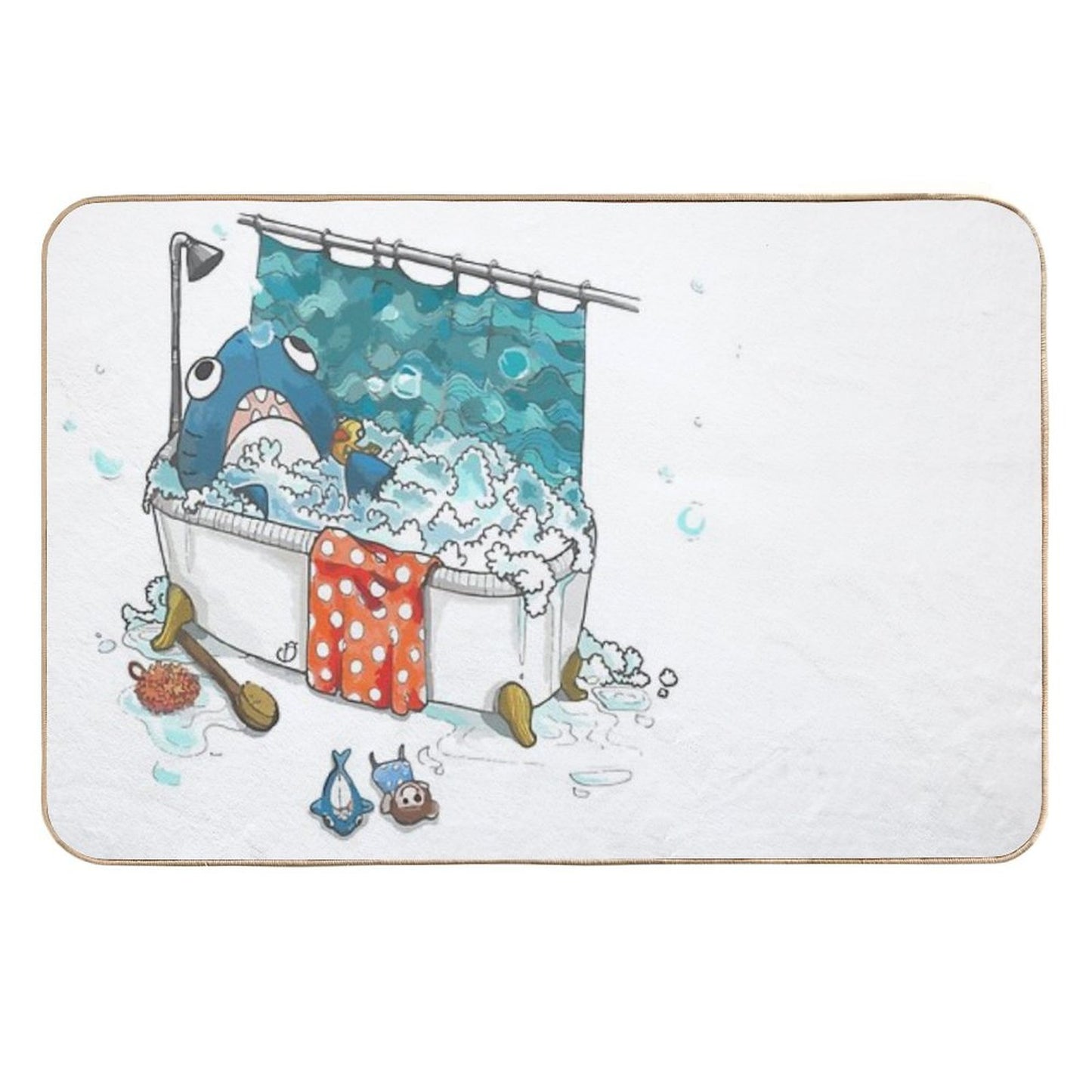 Time for A Bath! Dirt-Trapping Bath Mat