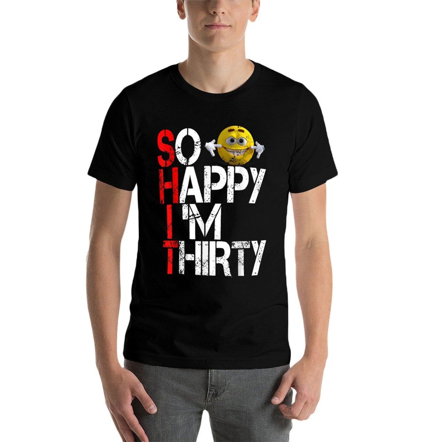 30 30th Thirty Birthday Gag Men Women Durable T-Shirt