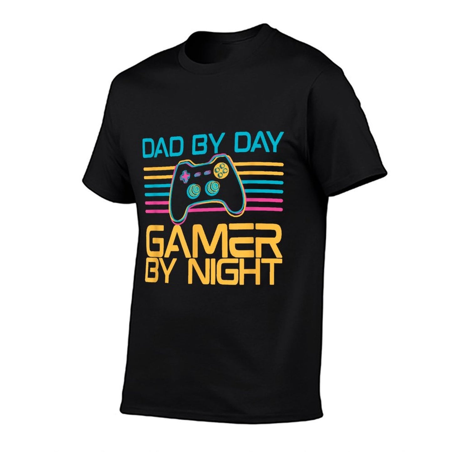 Dad By Day Gamer By Night Video Games Lover Gamer Dad Odor-resistant T-Shirt