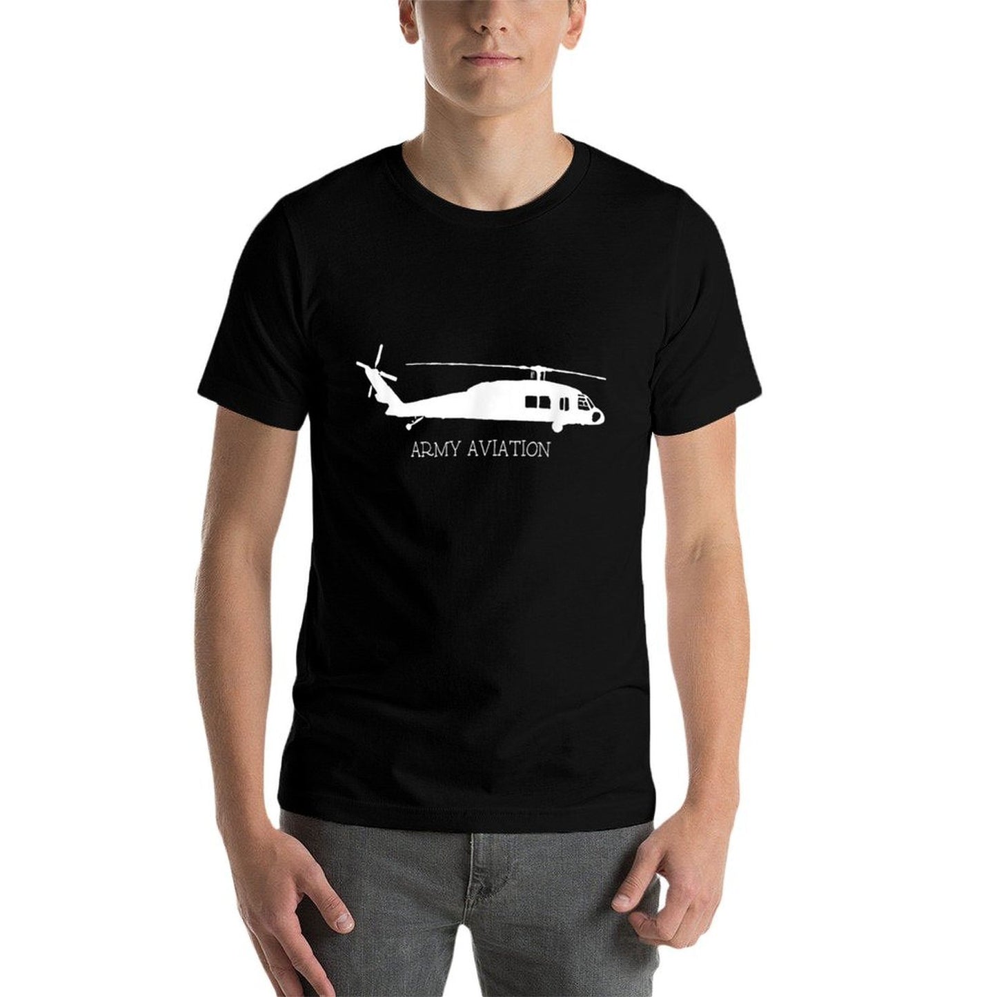 United States Army Military Aviation Blackhawk Versatile T-Shirt