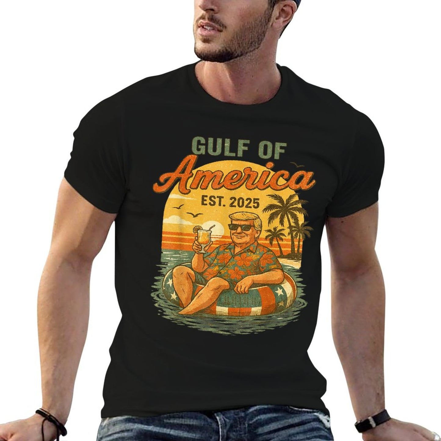 Funny Trump Gulf Of Us America 2025 Trump Merchandise Affordable Price T-Shirt