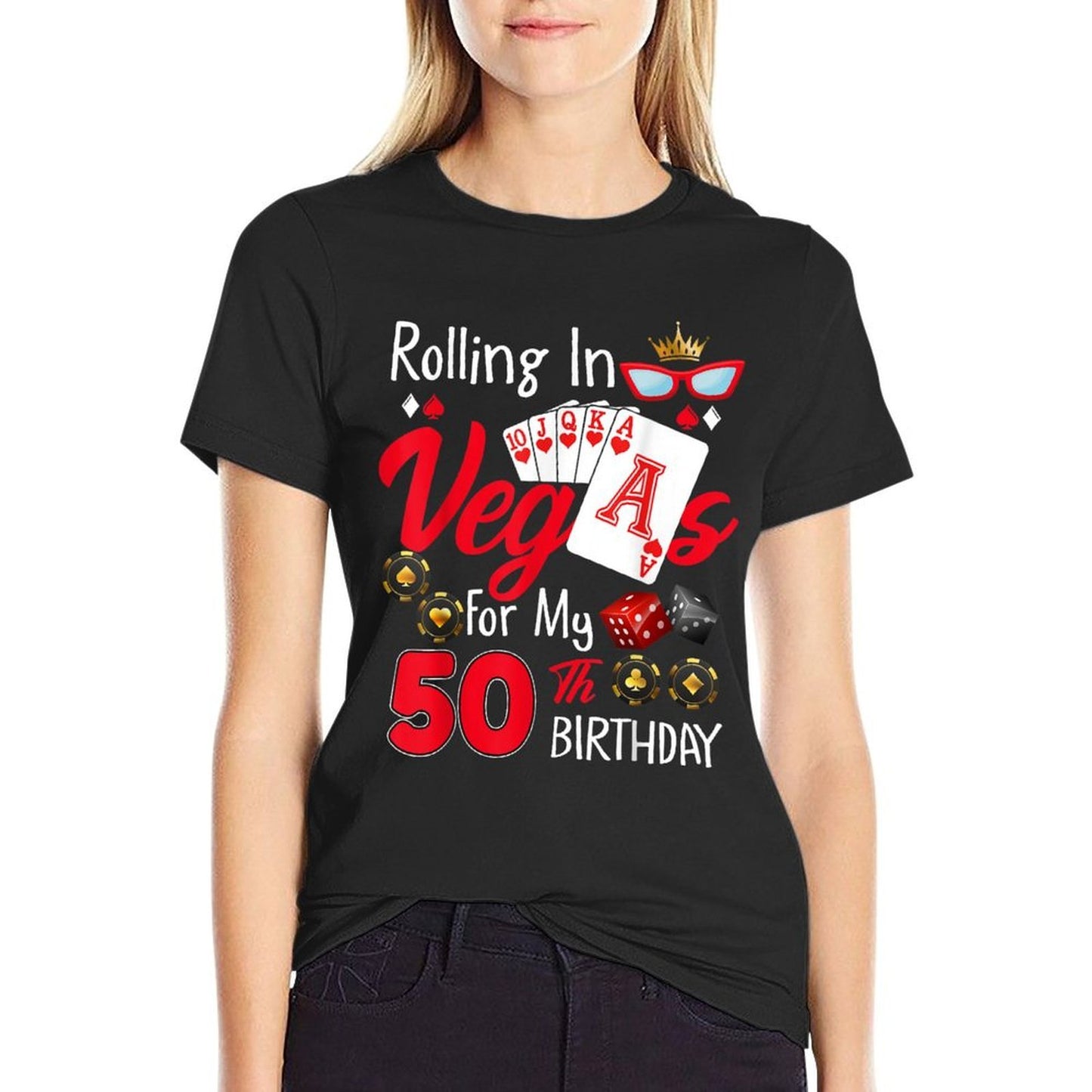 Rolling In Vegas For My 50 Year Old 50th Birthday Las Vegas Classic T-Shirt