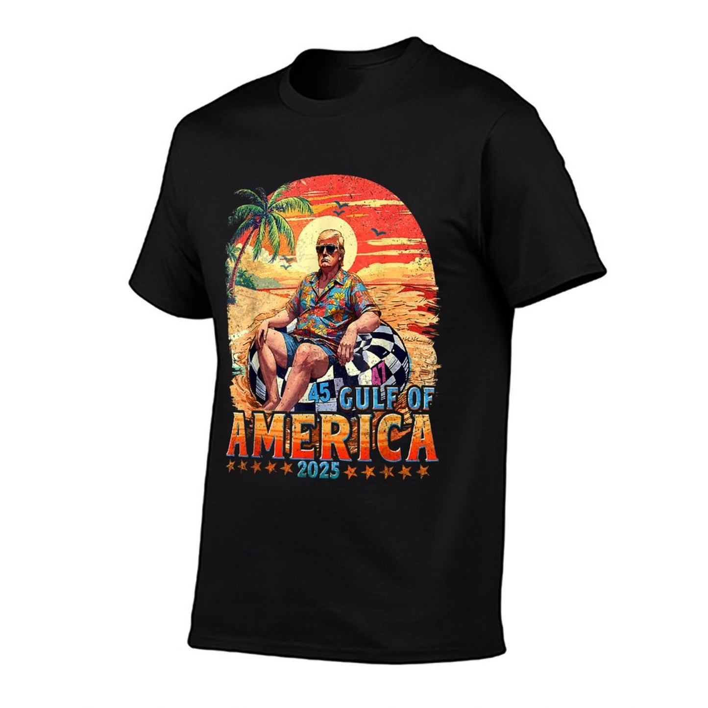 Funny Trump Shirt Gulf Of Us America Est 2025 Odor-resistant T-Shirt